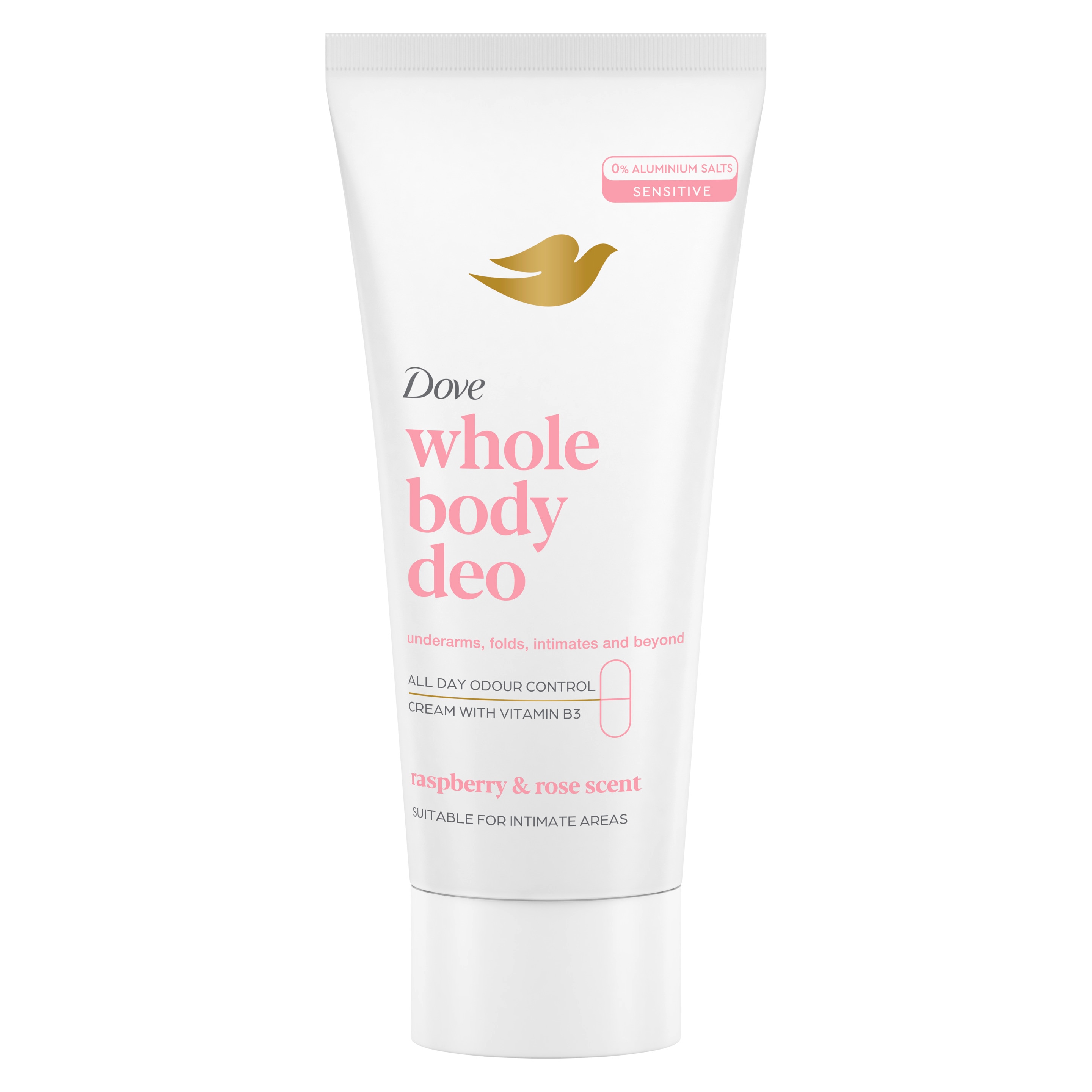 Dove Whole Body Deo Cream Raspberry and rose 75ml packshot