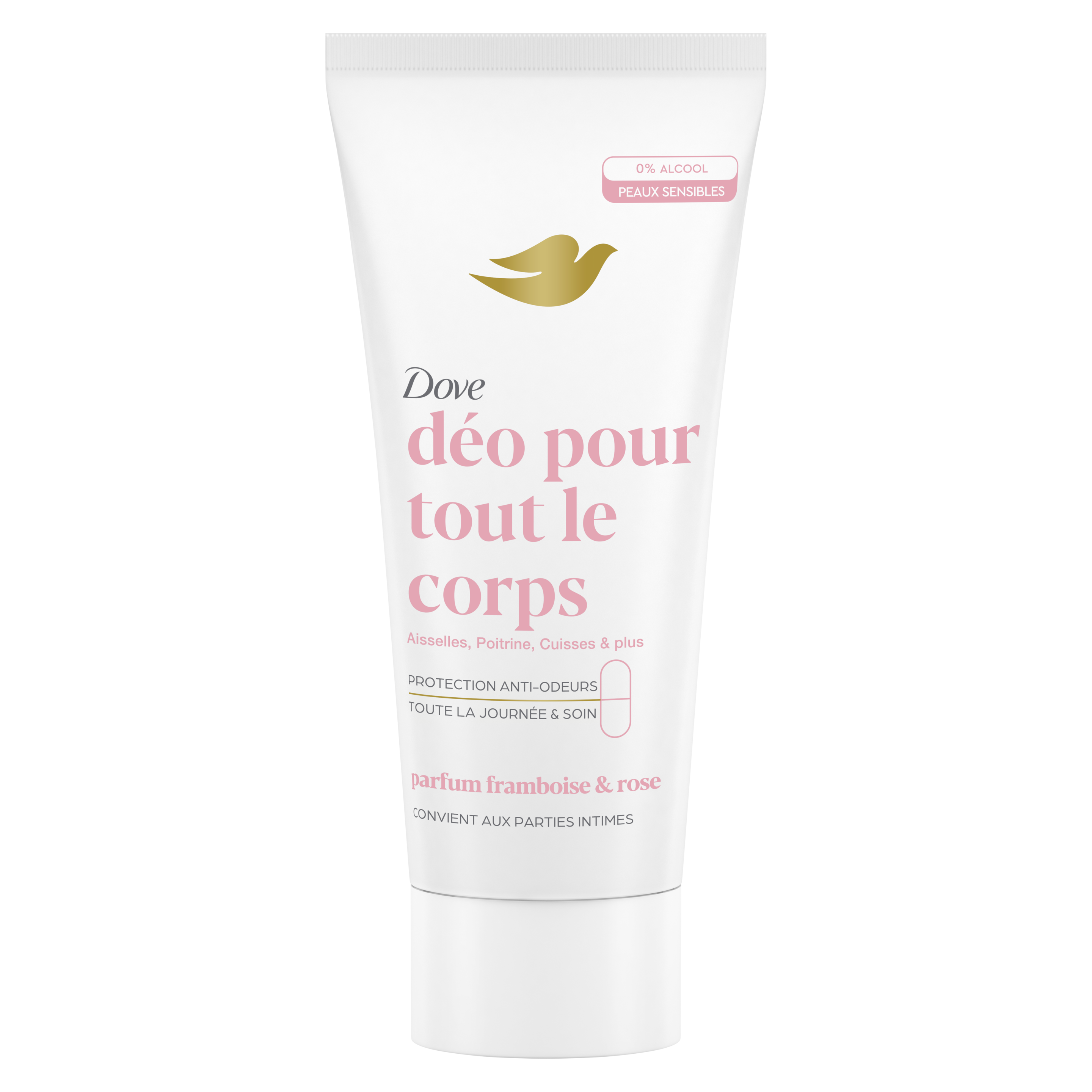 Déodorant pour tout le corps Crème Framboise & Rose 75ml packshot