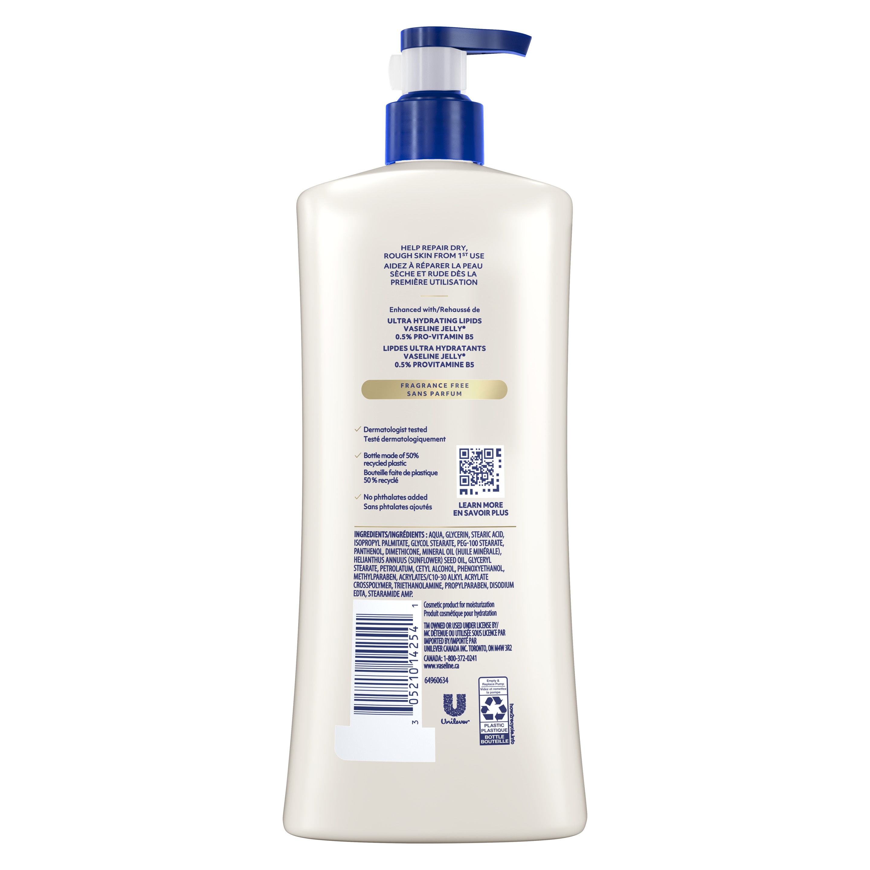 Vaseline® Advanced Repair Unscented Lotion
