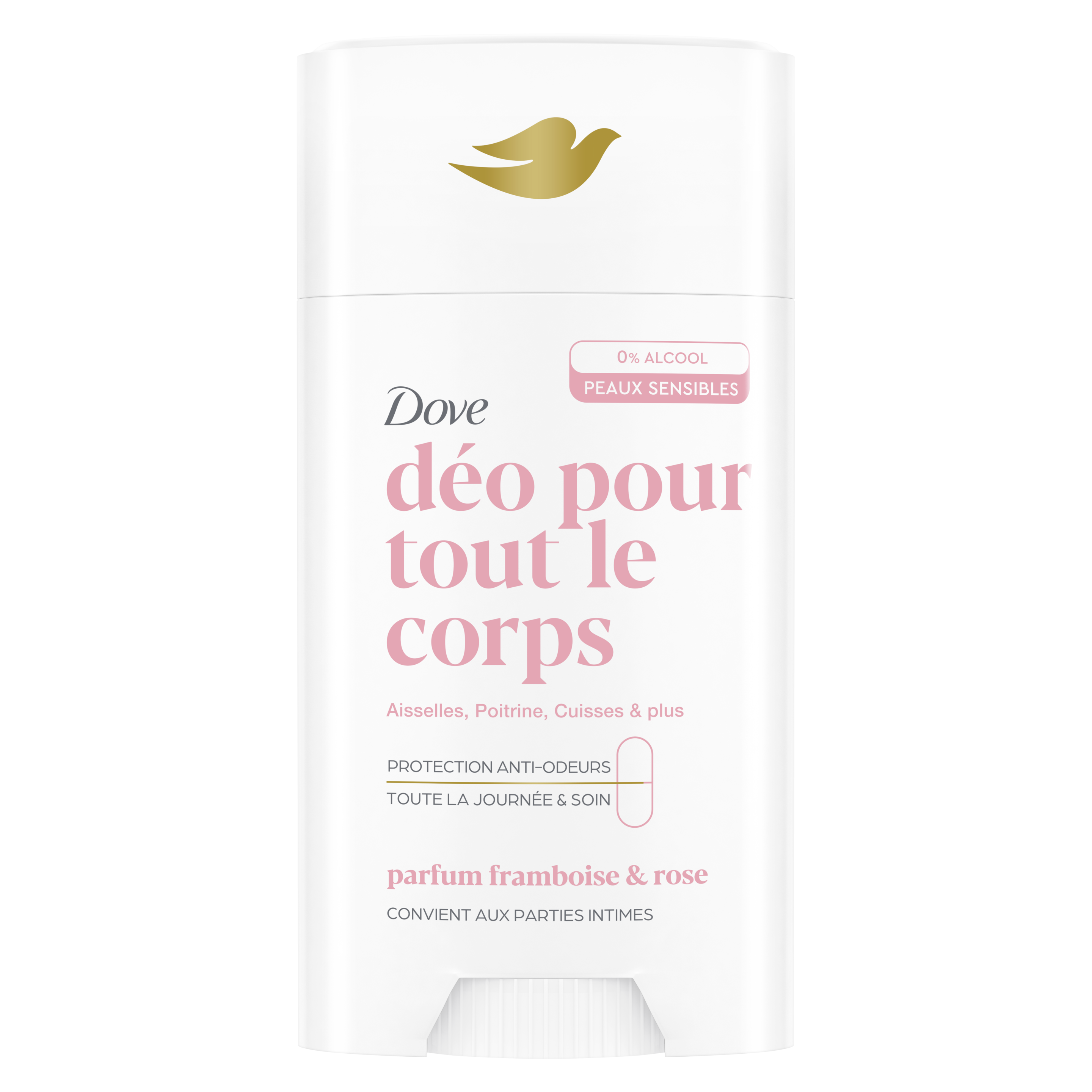 Déodorant pour tout le corps Stick Framboise & Rose 75ml packshot