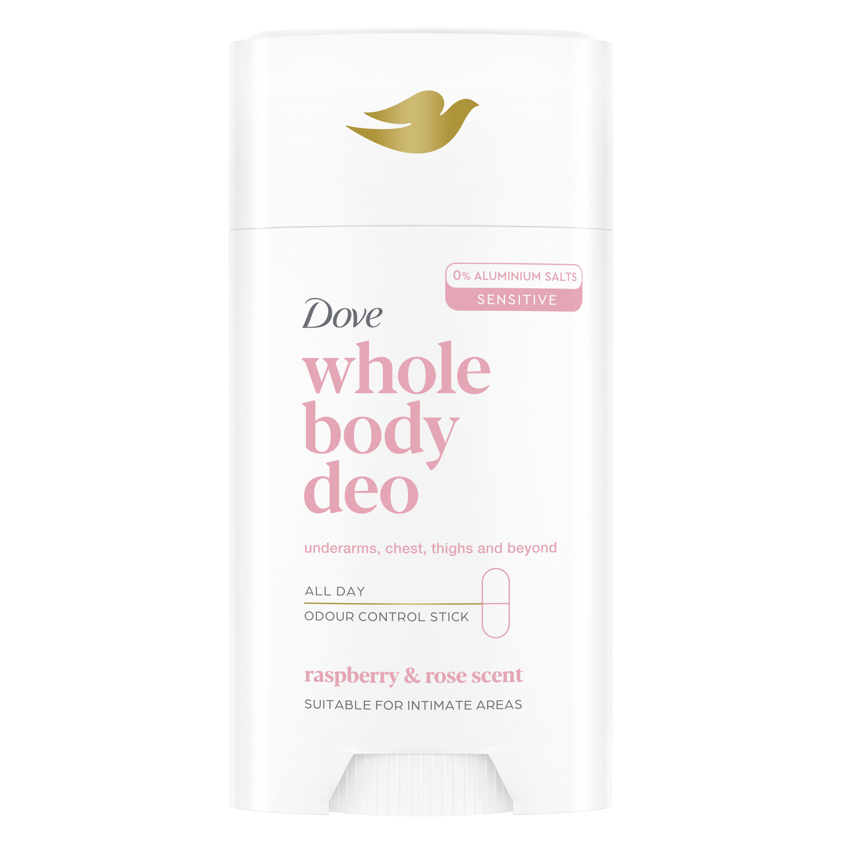 Dove Whole Body Raspberry & Rose dezodor stift 75ml packshot