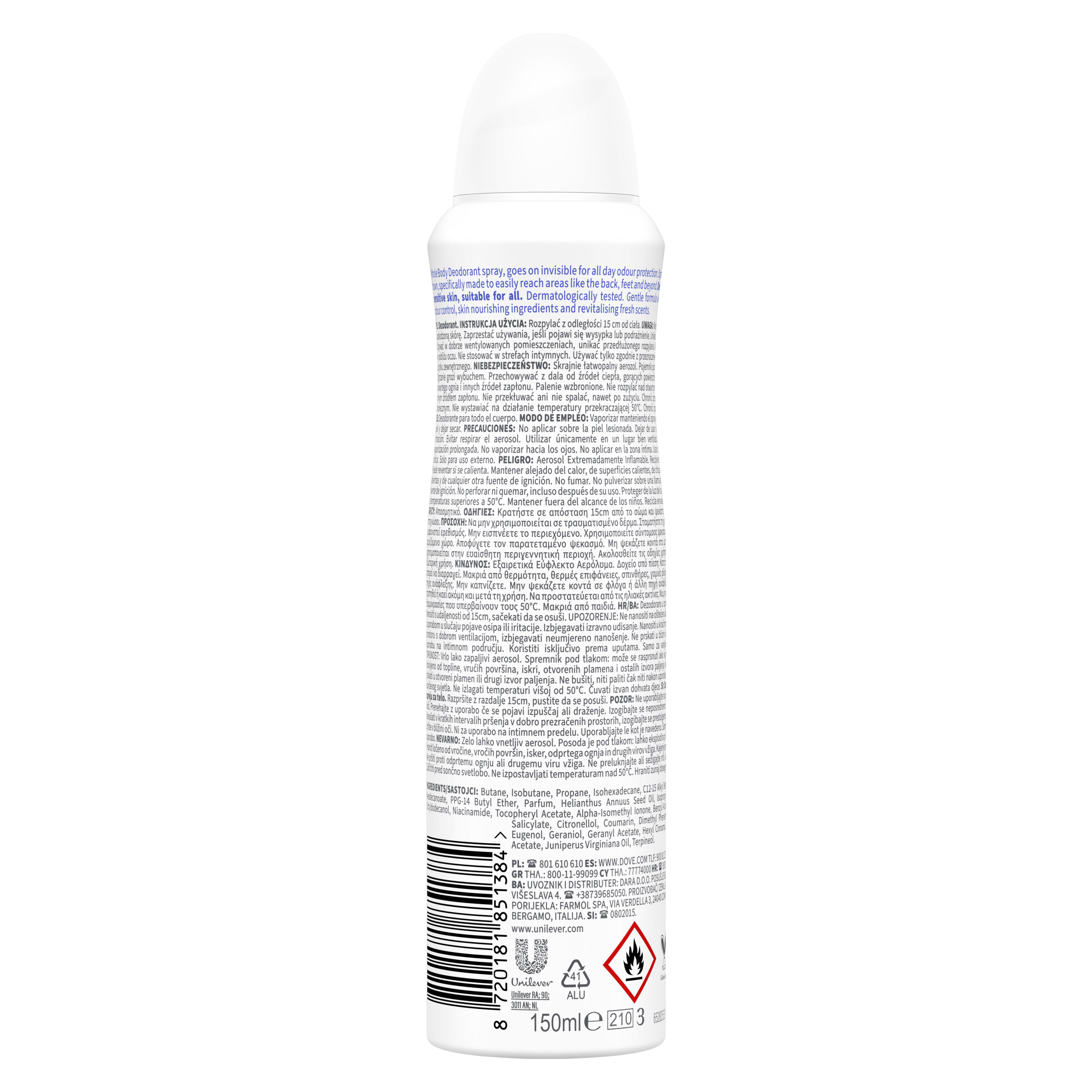 Αποσμητικό Spray Whole Body Original