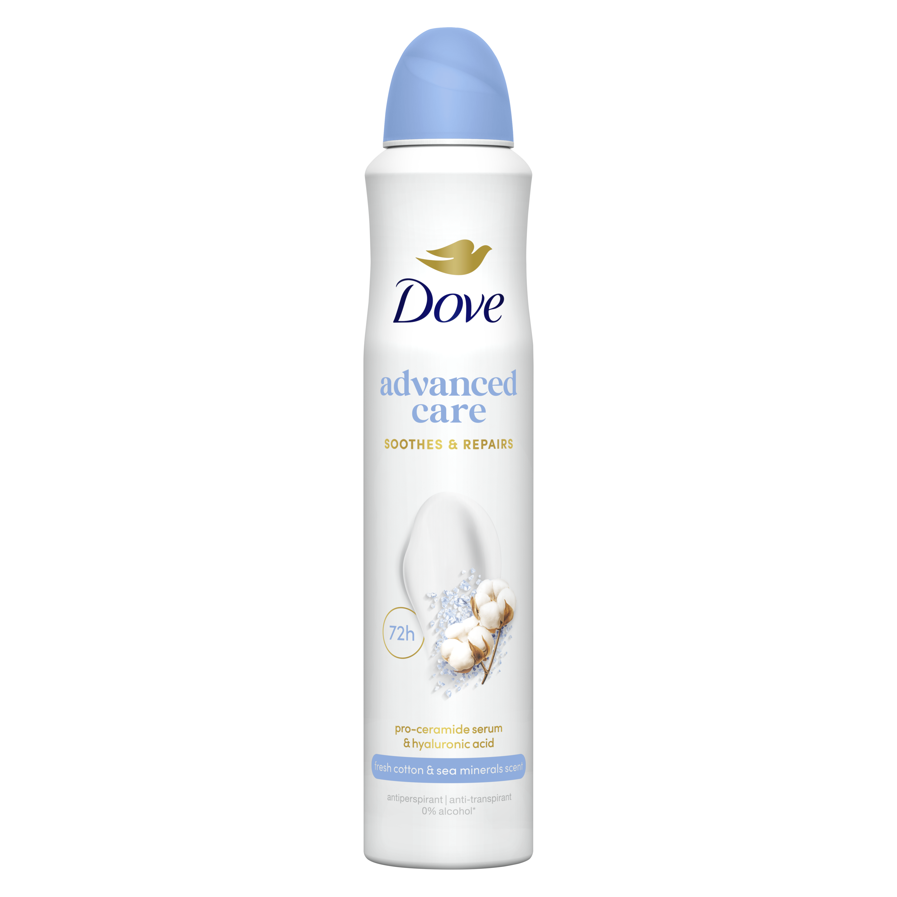 72hr Fresh Cotton & Sea Minerals Deodorant Spray  200ml packshot