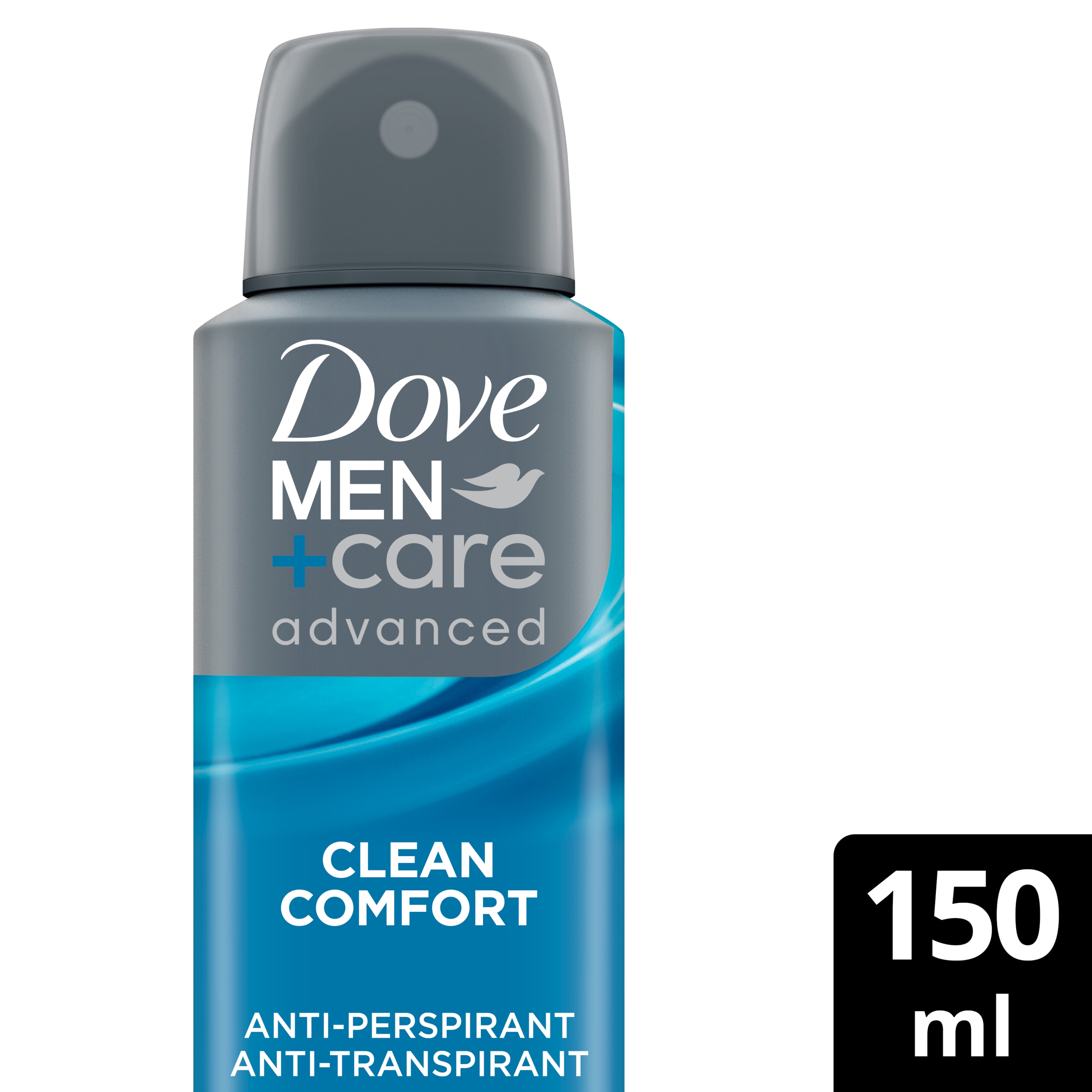 Dove Men+Care 72h Advanced Clean Comfort Spray 150 ml packshot