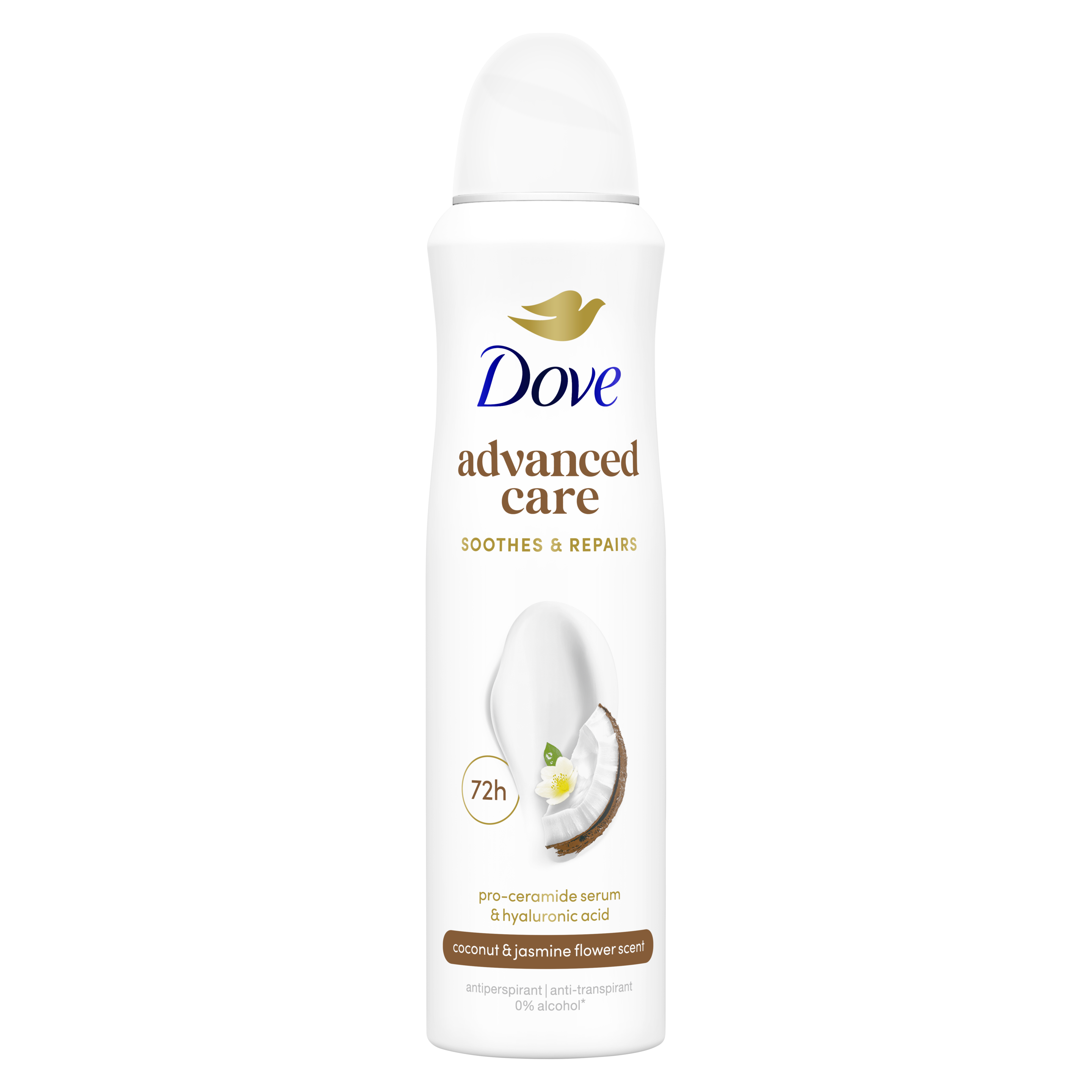 Dove Nourishing Secrets Restoring Ritual Kókusz és Jázmin illatú izzadásgátló aeroszol 150ml packshot