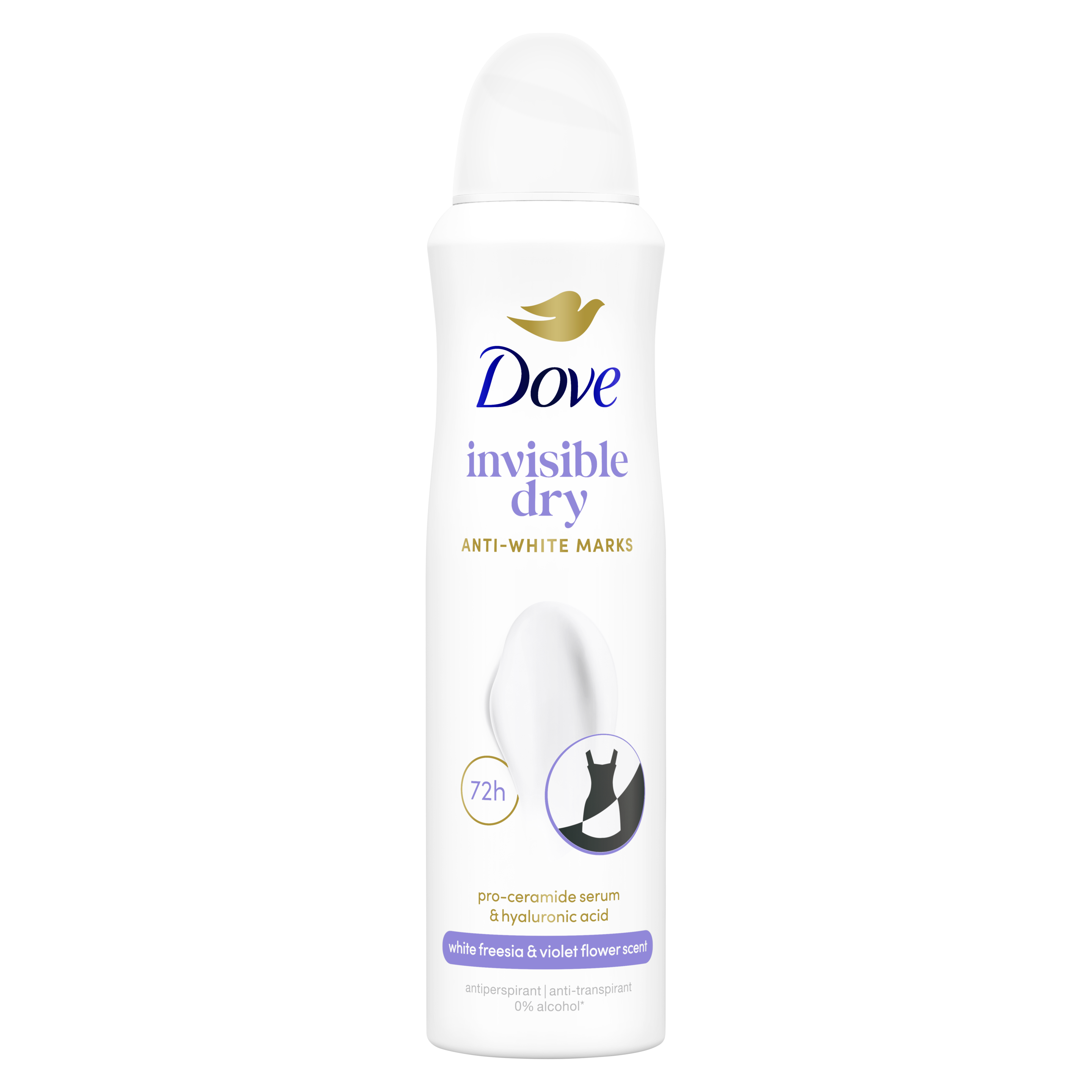 Dove Invisible Dry női izzadásgátló dezodor 150ml packshot