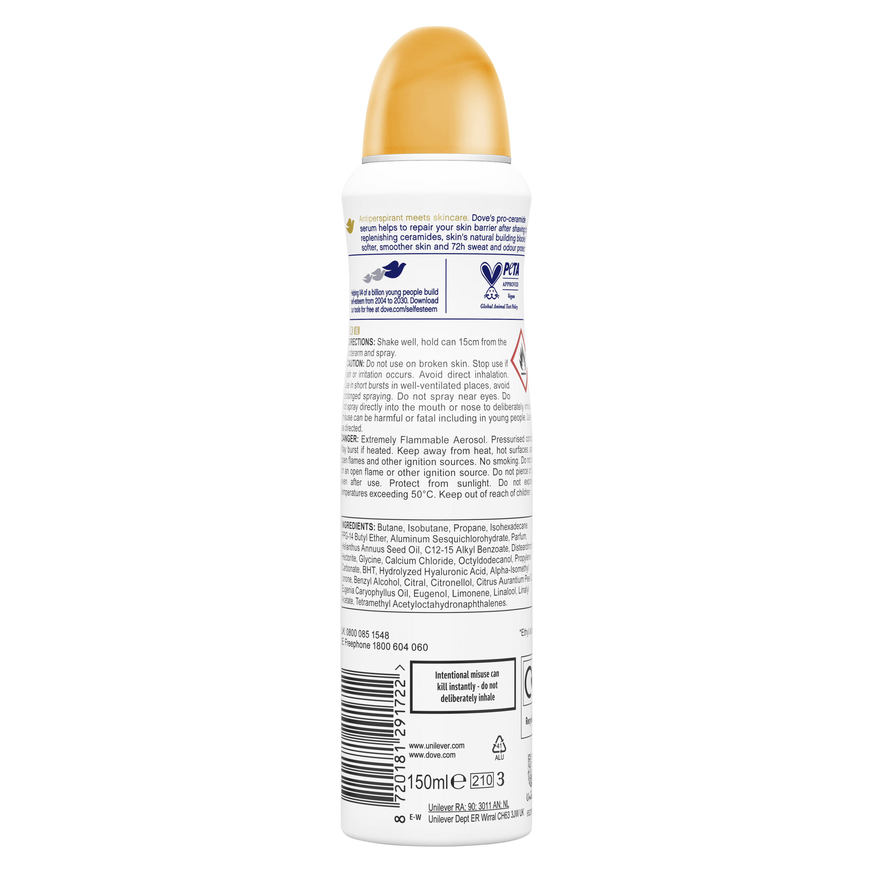 Dove 72hr Passion Fruit & Lemongrass Antiperspirant Deodorant Spray 200ml