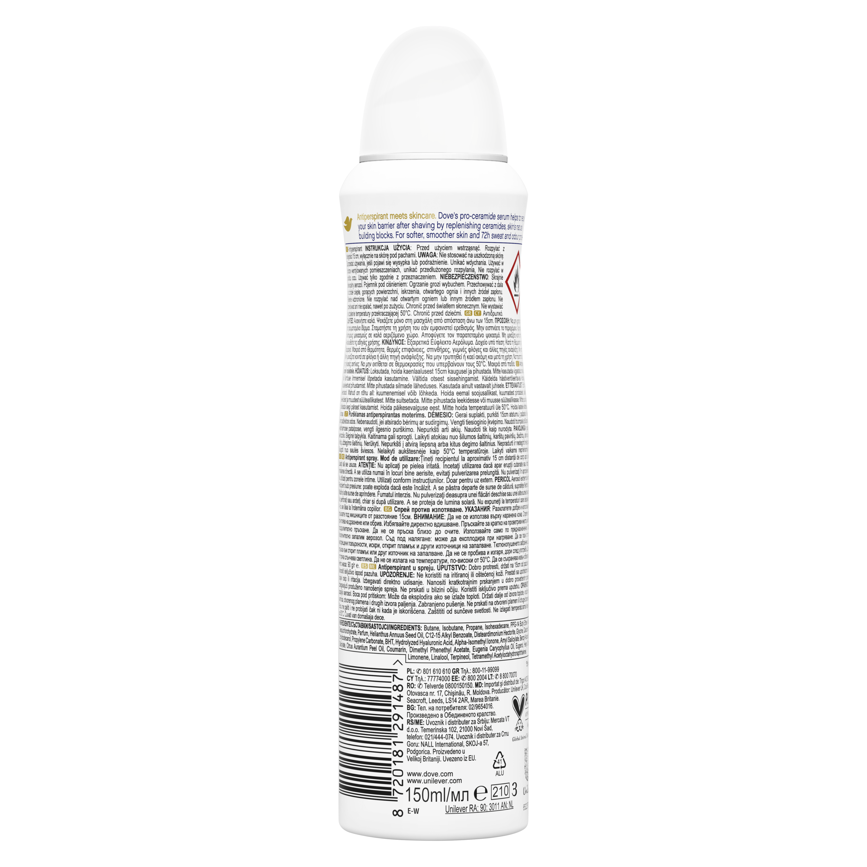Αποσμητικό Spray Advanced Care Coconut & Jasmine Flower