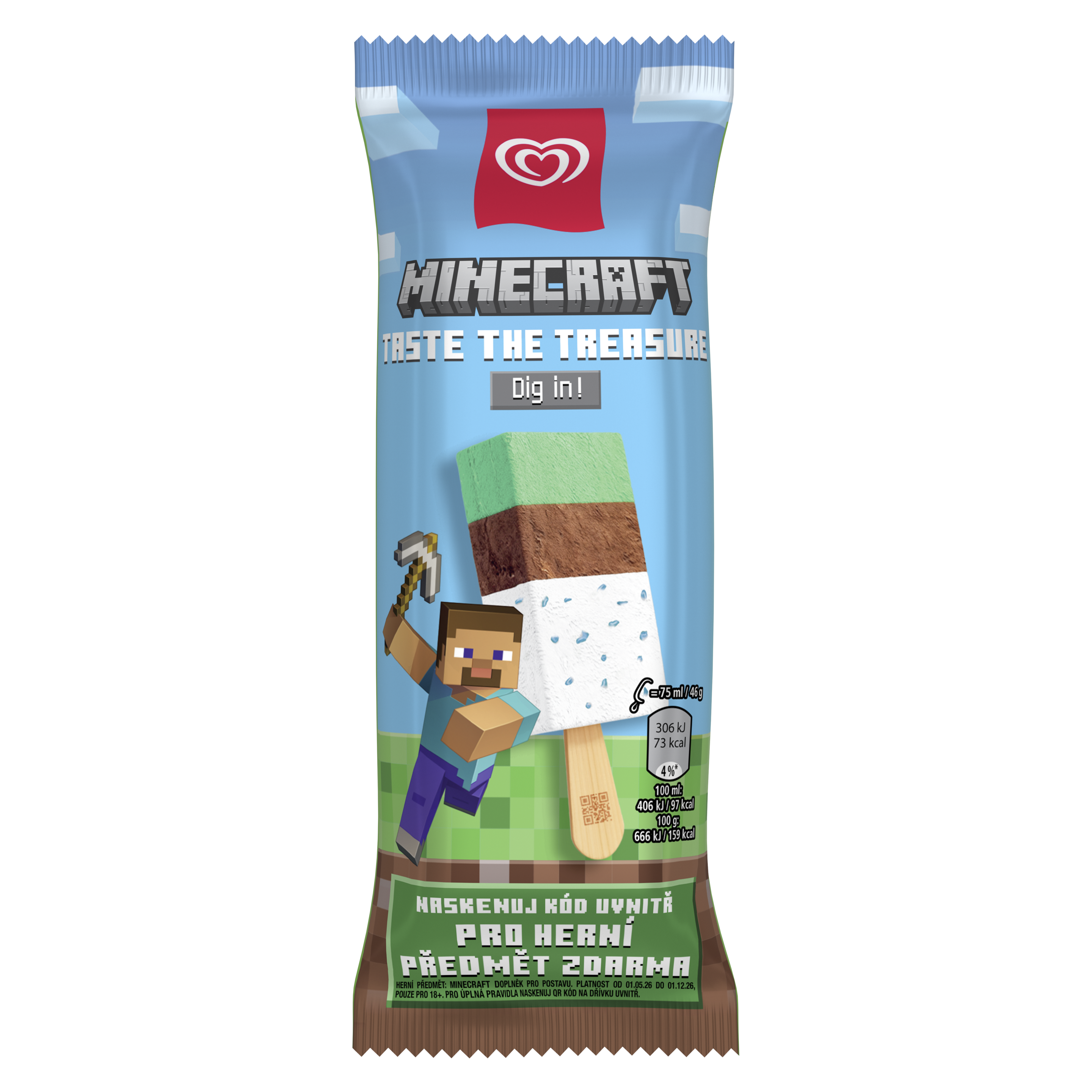 Minecraft 75ml packshot