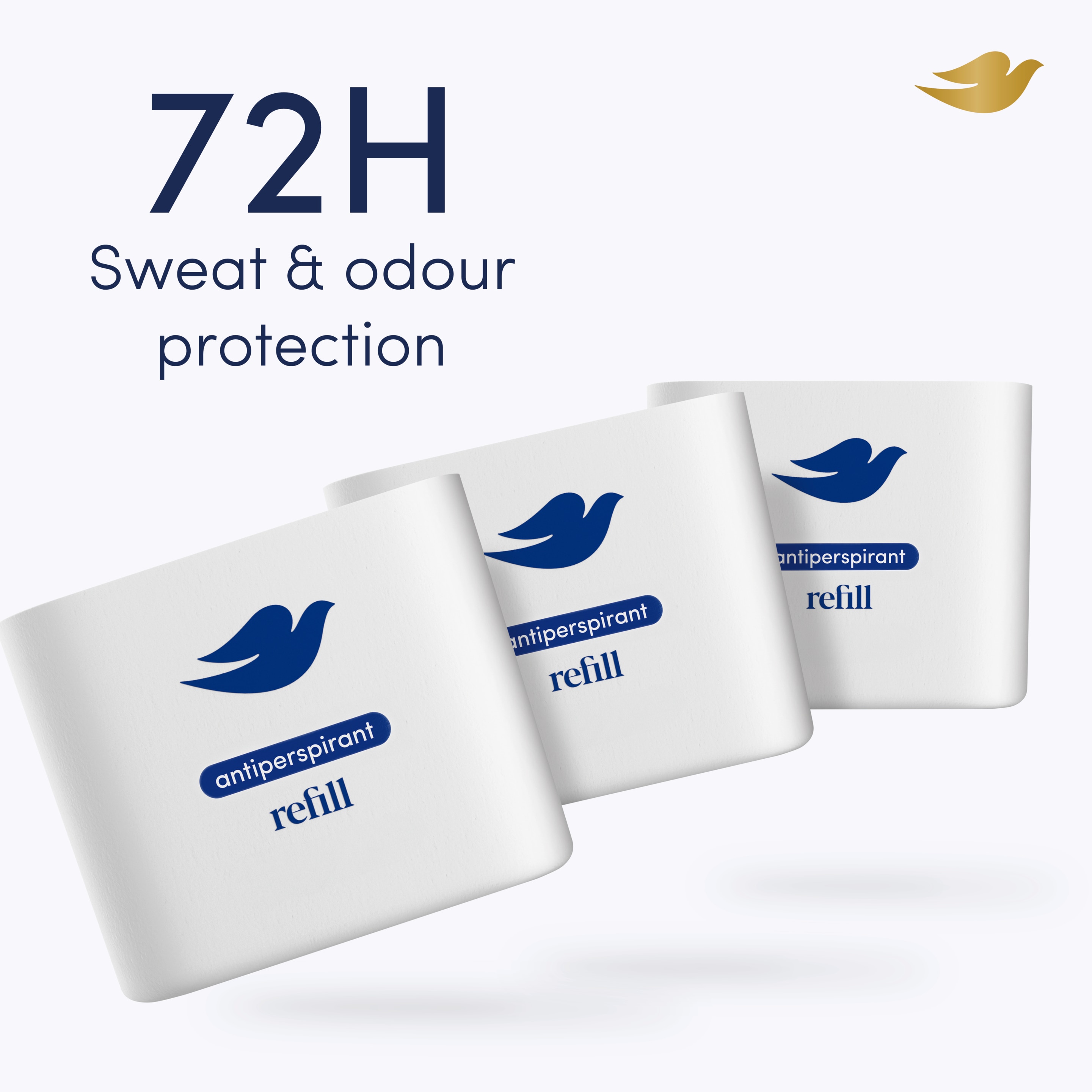 Dove 72hr Peony & Pineapple Antiperspirant Refill + Case Starter Kit 35ml