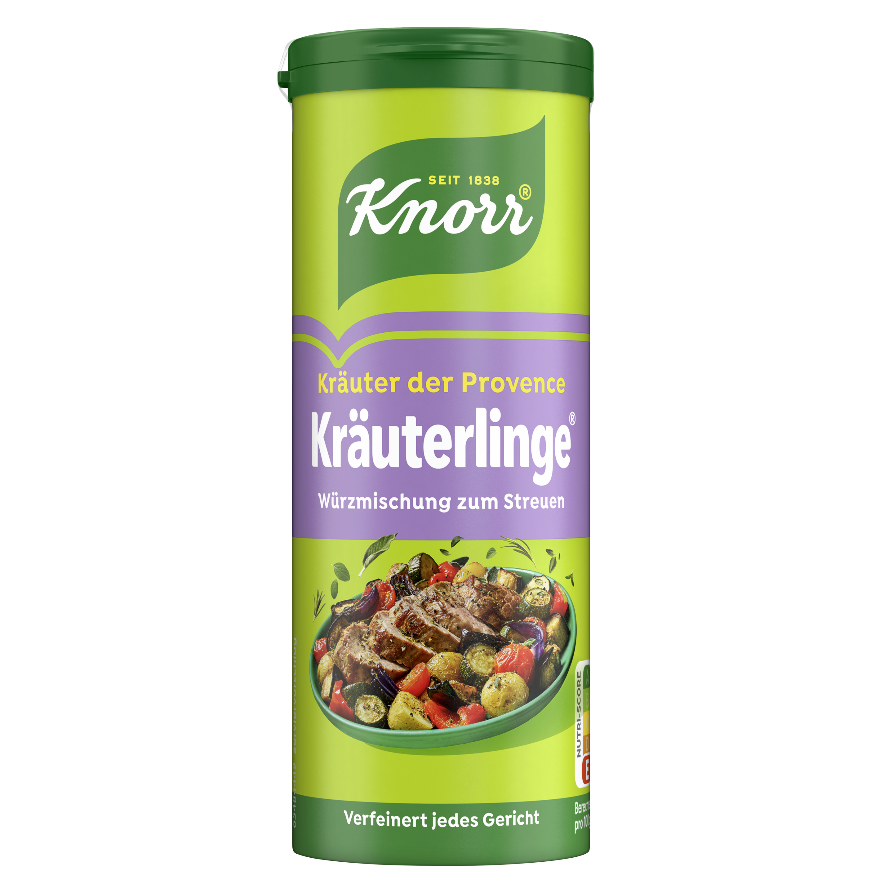 Knorr Kräuterlinge Würzmischung zum Streuen Gartenkräuter 60g packshot
