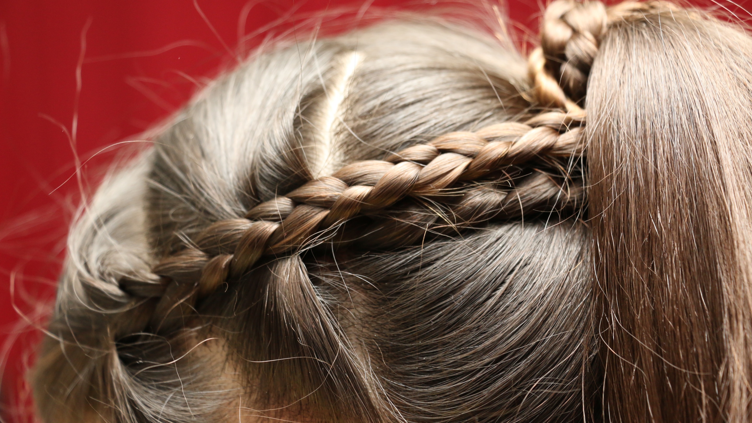 Front Braid Hairstyle Accent –