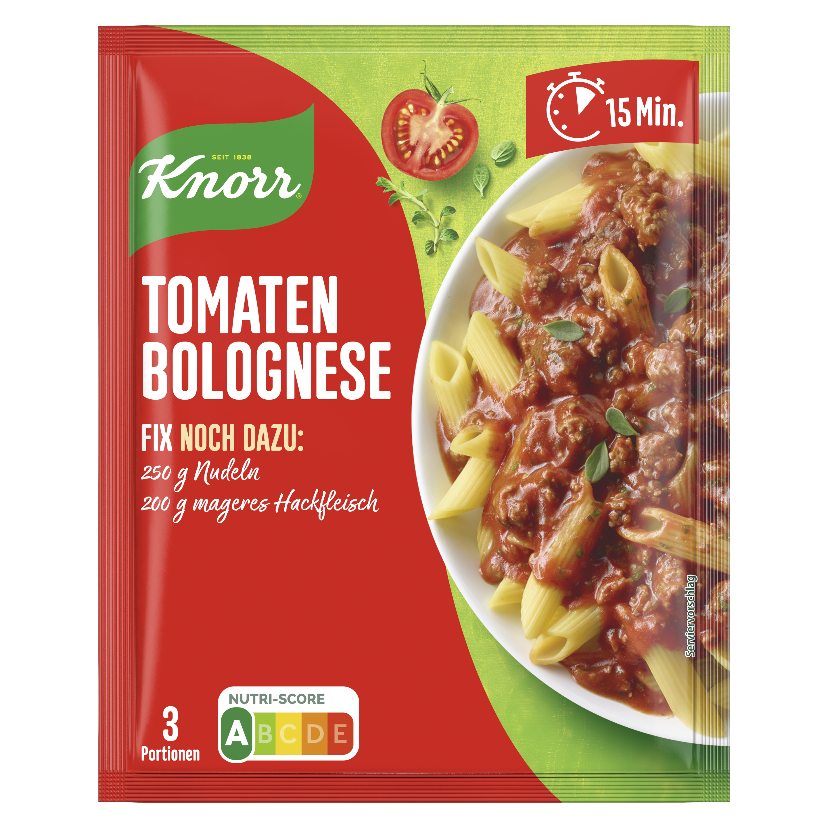Knorr Fix Tomaten Bolognese 46 g packshot