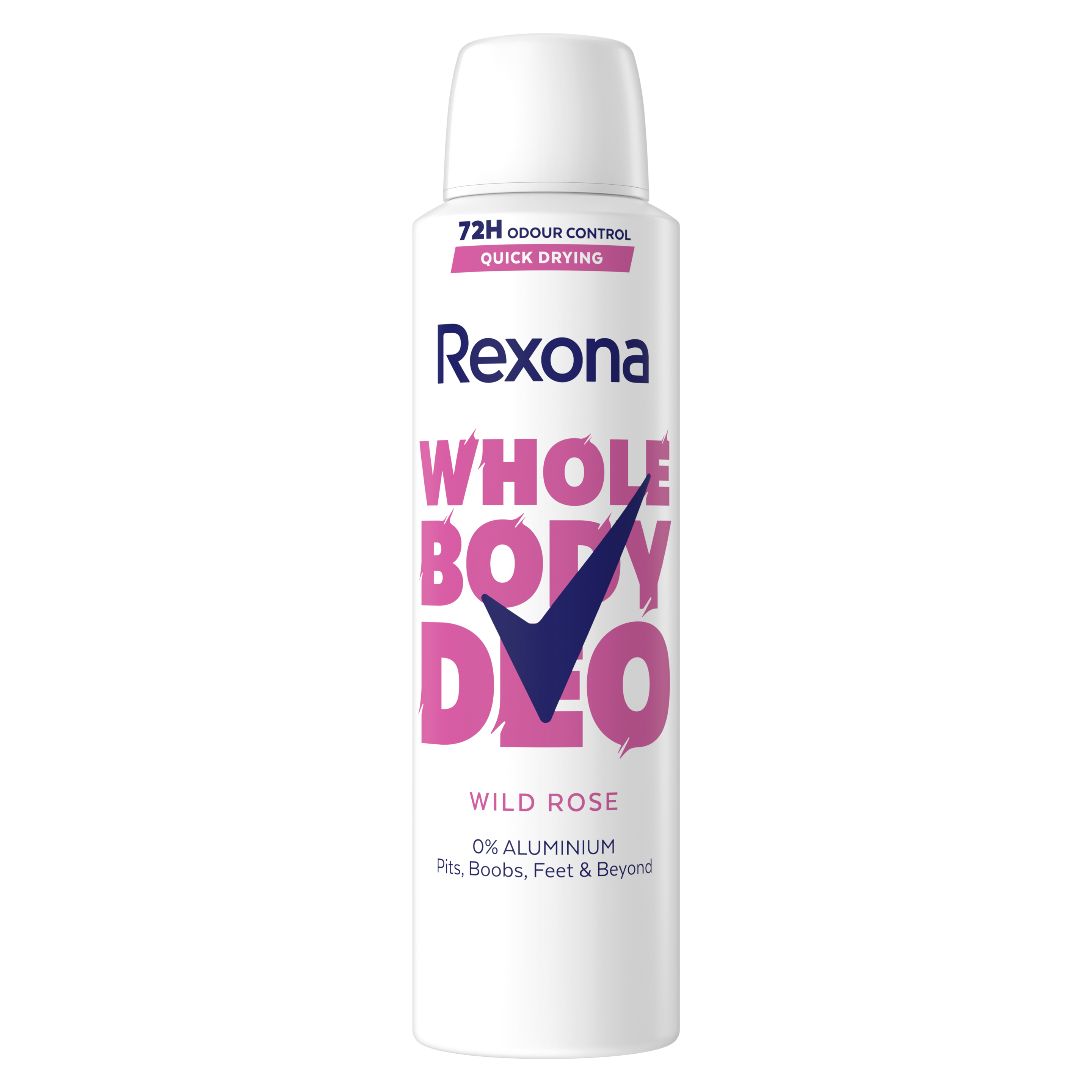Rexona Whole Body Wild Rose dezodor aeroszol 150ml packshot