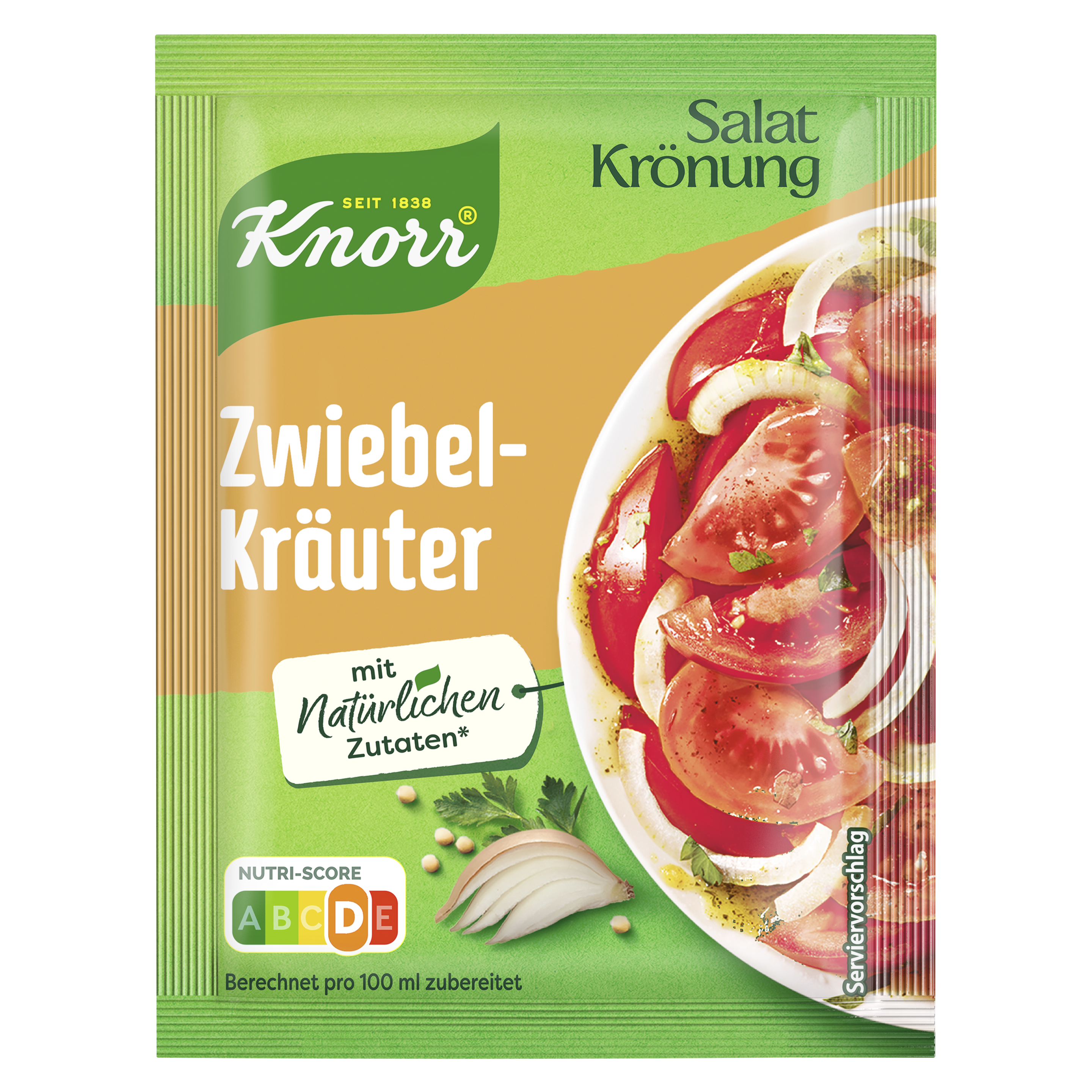 Knorr Salatkrönung Zwiebel Kräuter Dressing 5er-Pack ergibt 450 ml packshot