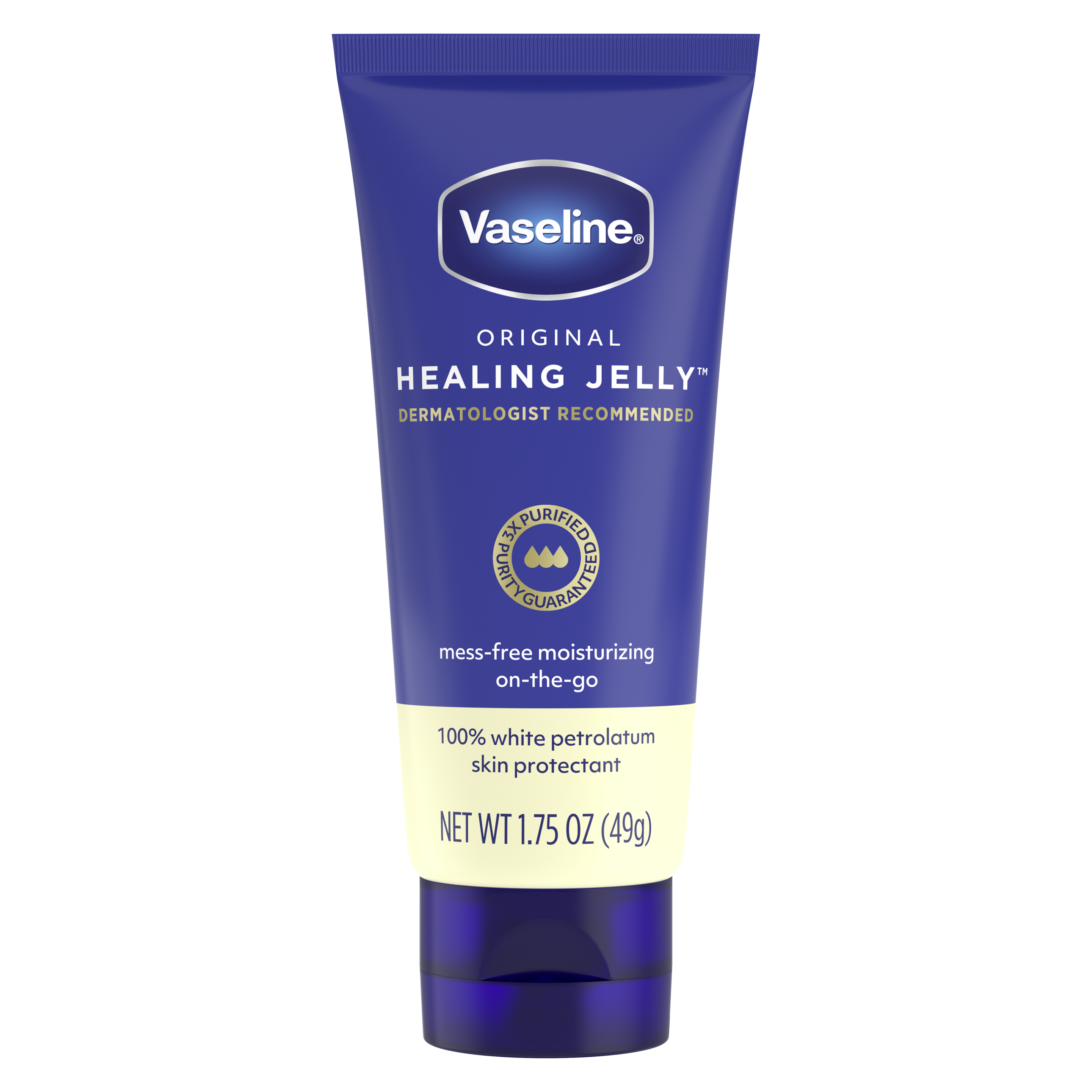 Vaseline® Original Healing Jelly™ Tube front of pack