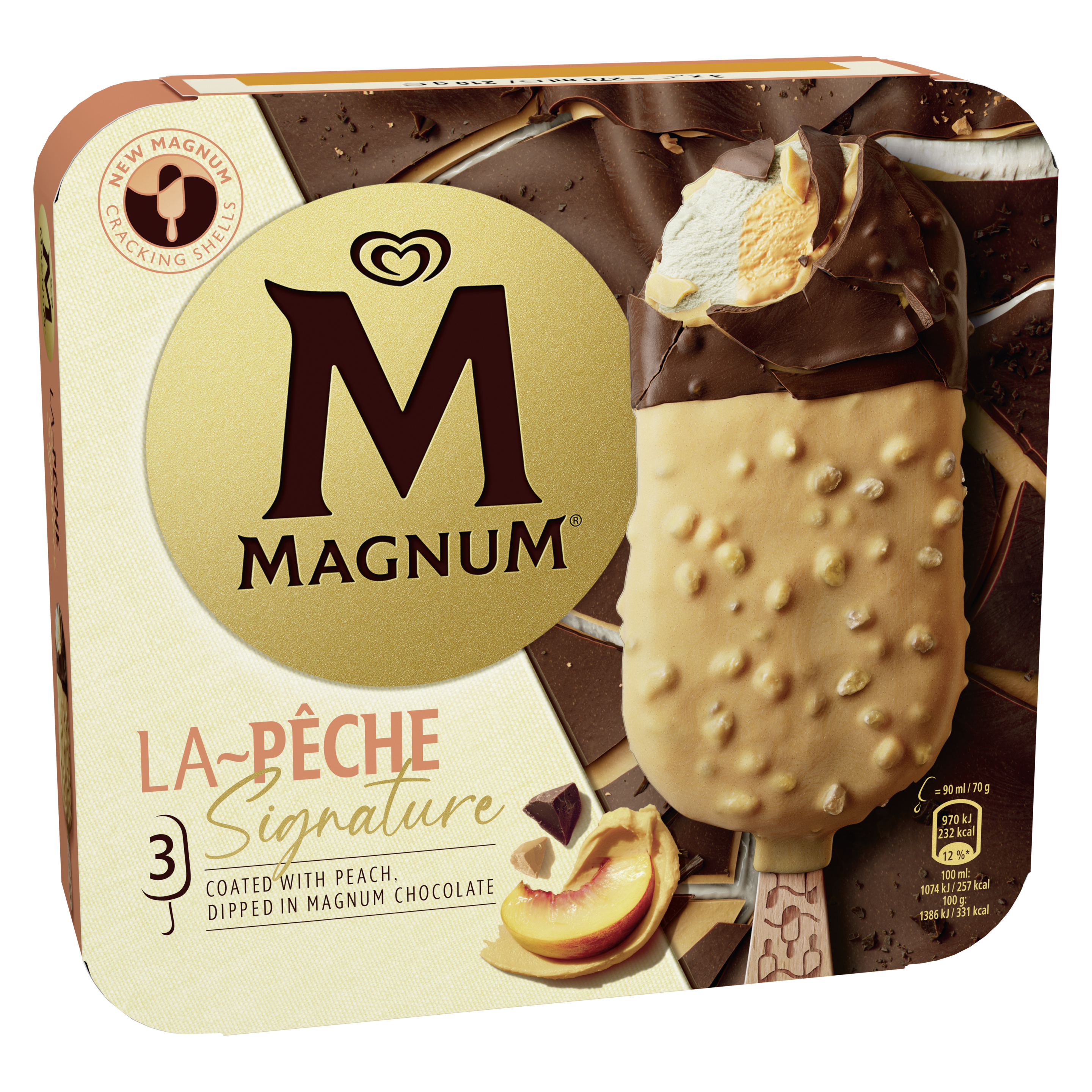 Magnum La Pêche 3x90 ml packshot