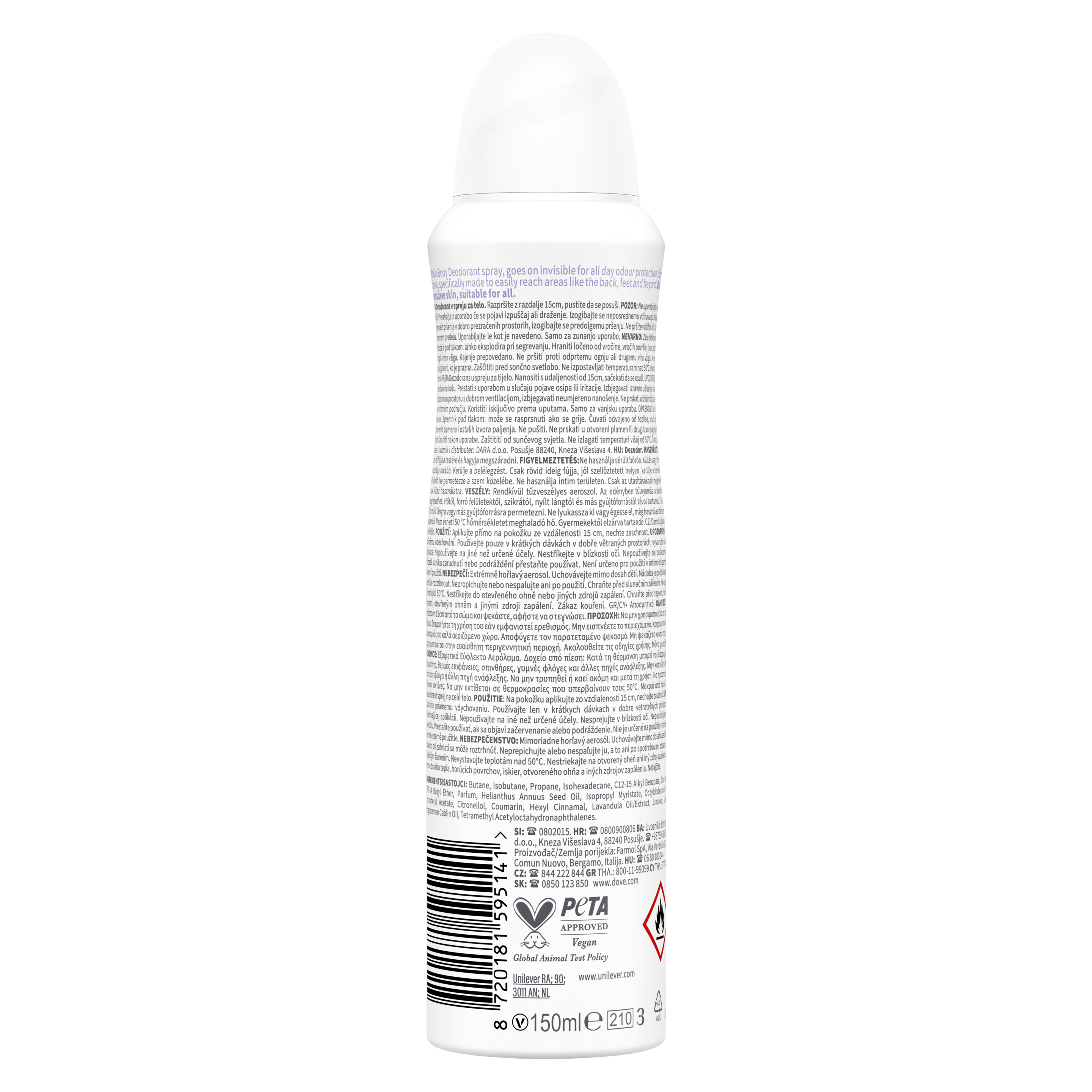 Whole Body Lavender & Chamomile dezodor