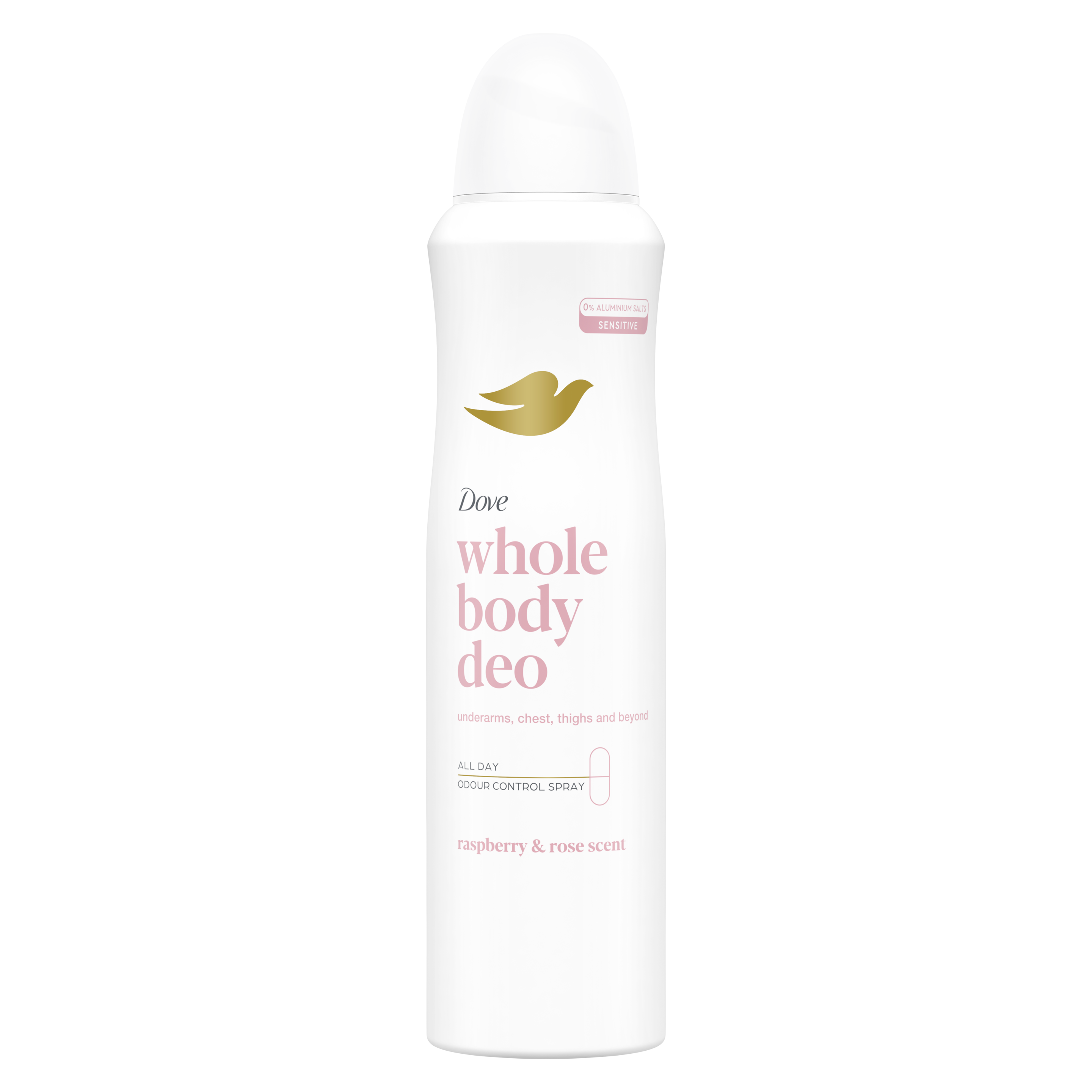 Dove Whole Body Raspberry & Rose dezodor 150ml packshot
