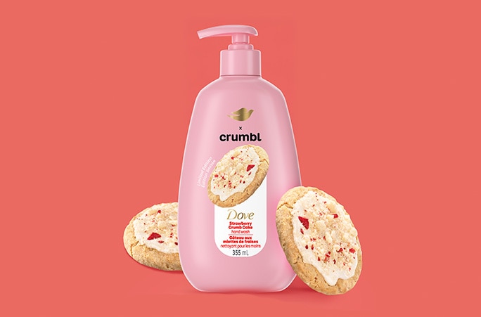 Dove x Crumbl Strawberry Crumb Hand Wash 