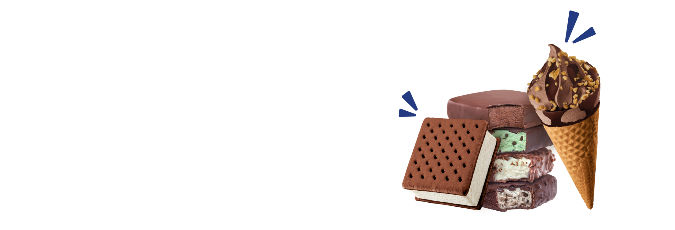 Klondike® Ice Cream Sandwiches, bars & cones