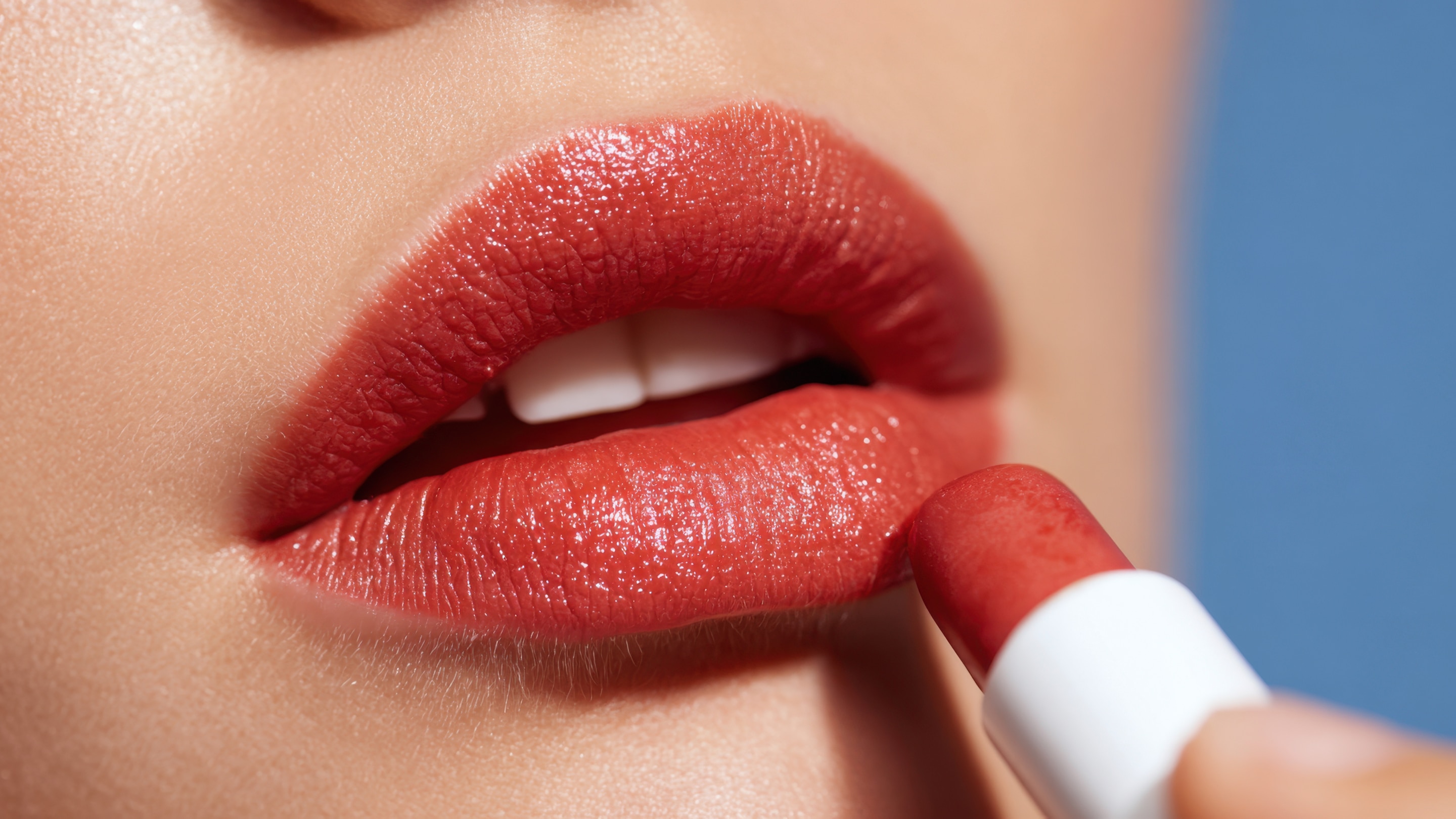 For Bold Lipsticks (Reds, Berries, etc.):