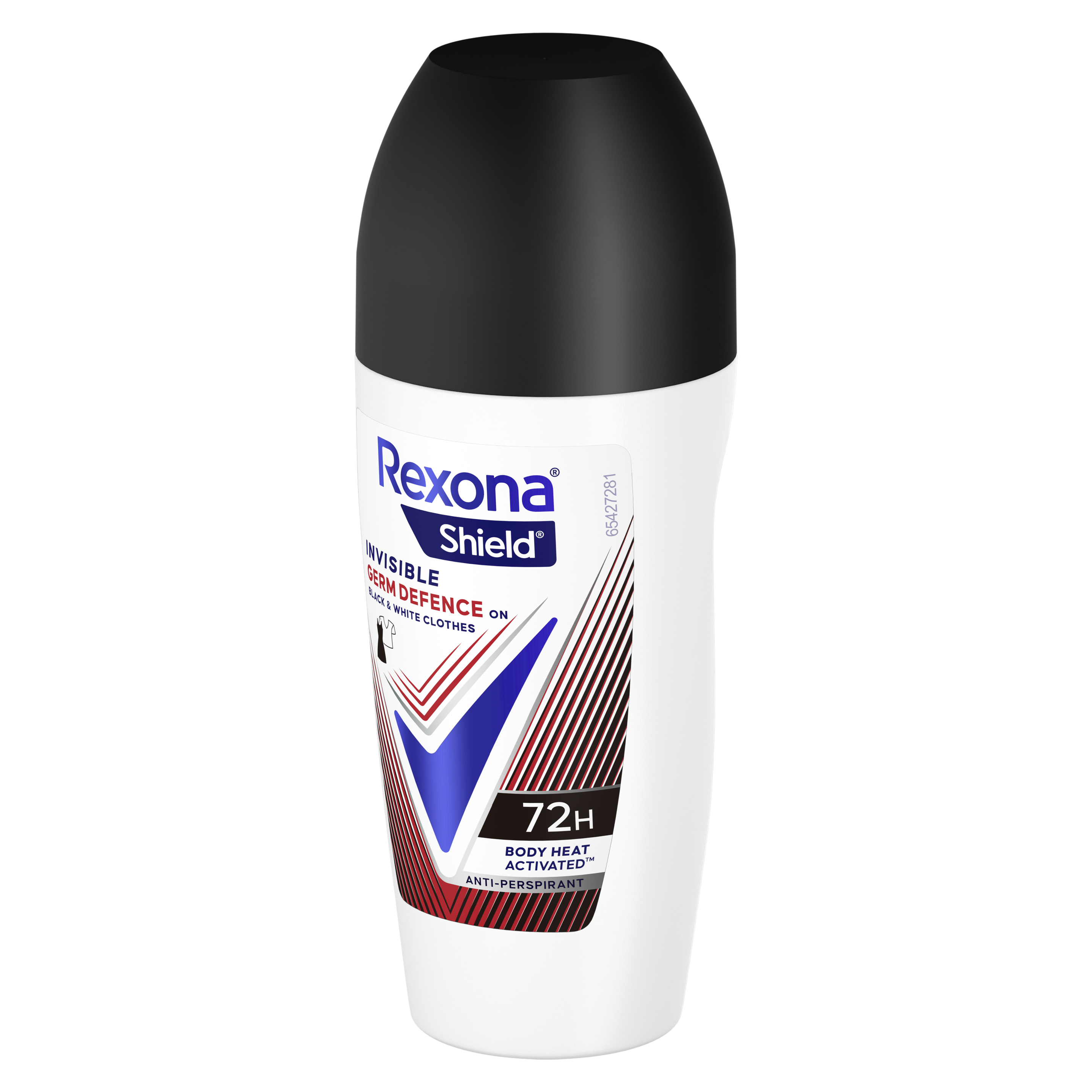 Rexona Female  Invisible Germ Defence  Antiperspirant Roll-On Deodorant  50ml packshot