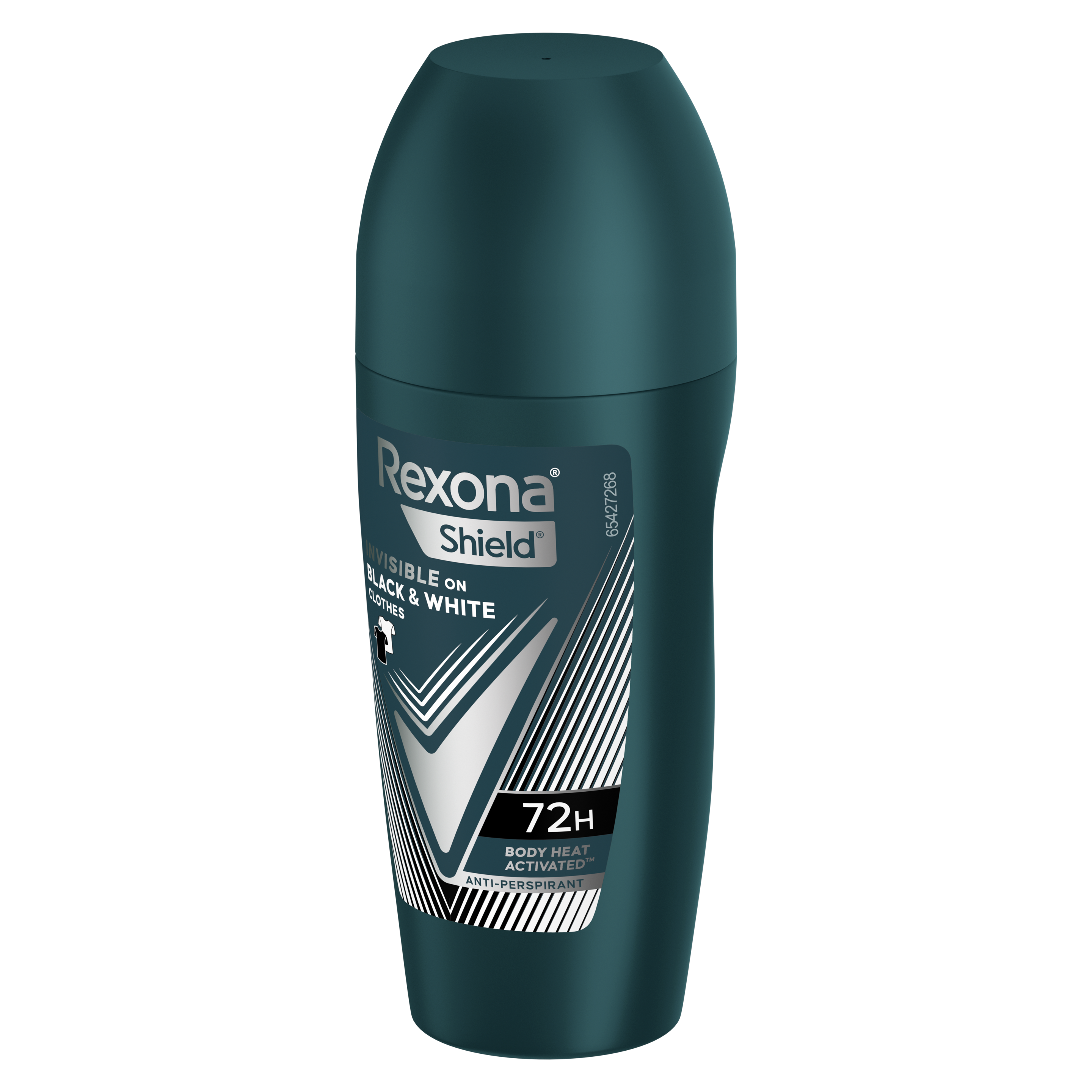Rexona Men  Invisible Black and White  Antiperspirant Roll-On Deodorant  50ml packshot