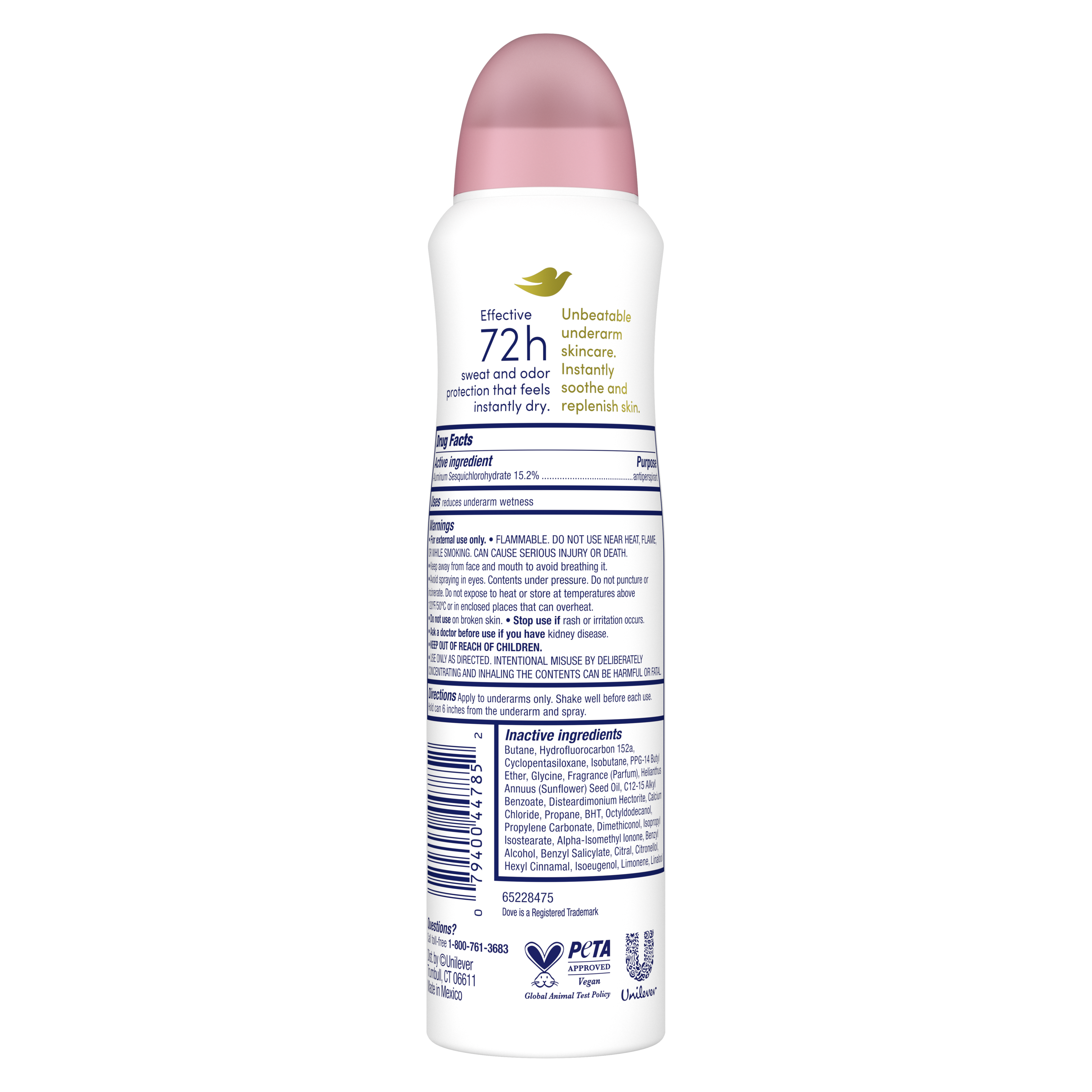 Advanced Care Rose Petals Antiperspirant Dry Spray