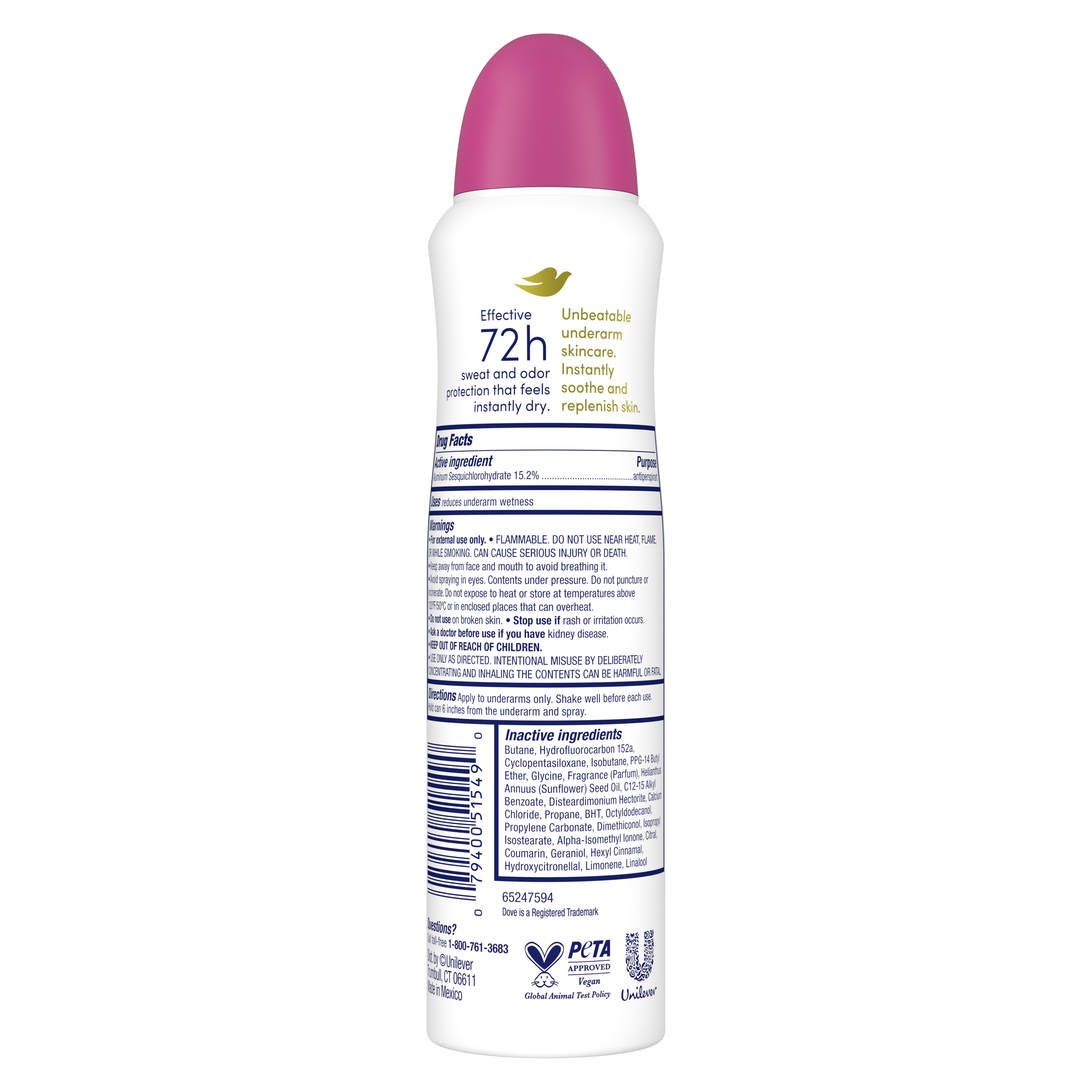 Advanced Care Dragon Fruit & Coconut Cream Antiperspirant Dry Spray