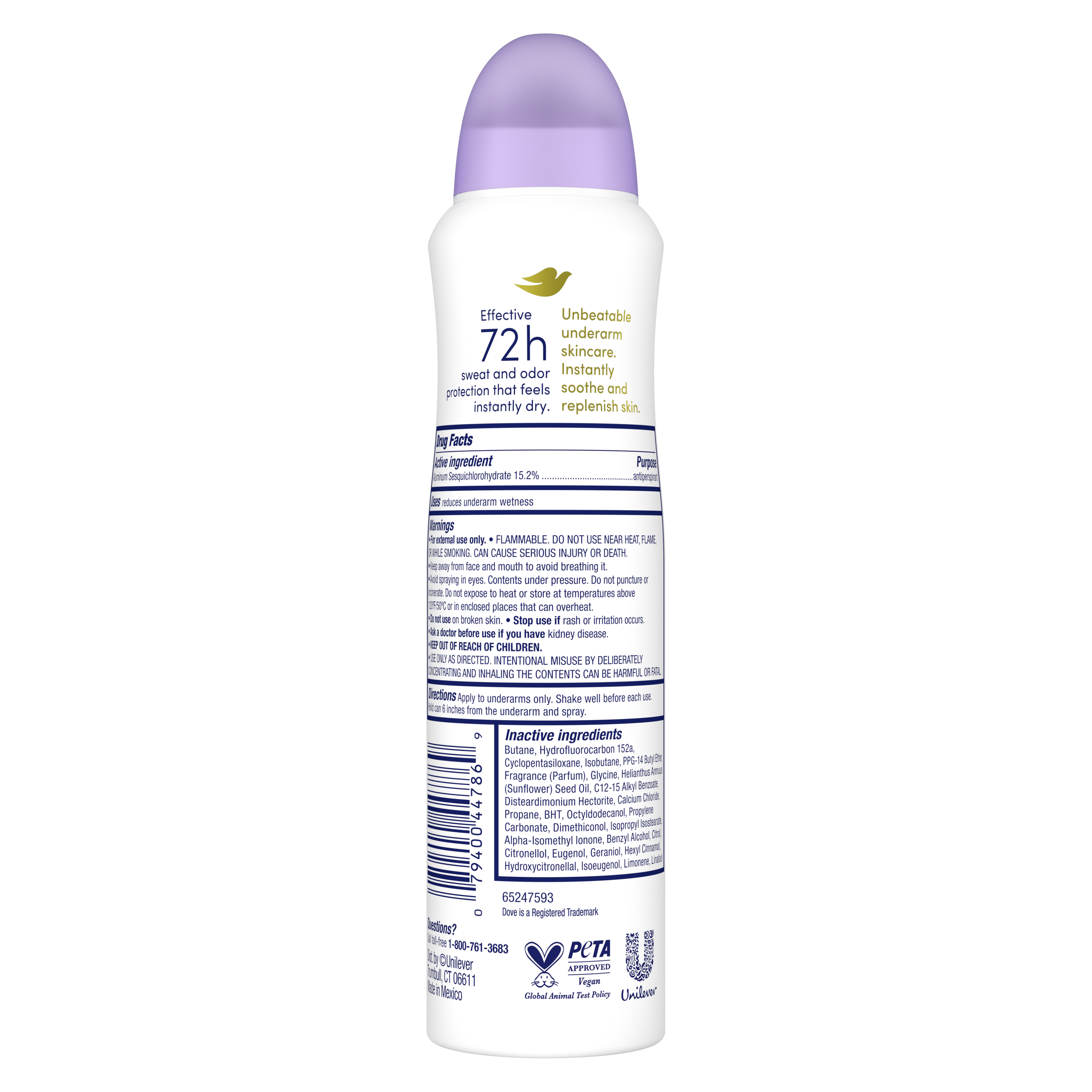 Advanced Care Lavender Blossom Antiperspirant Dry Spray