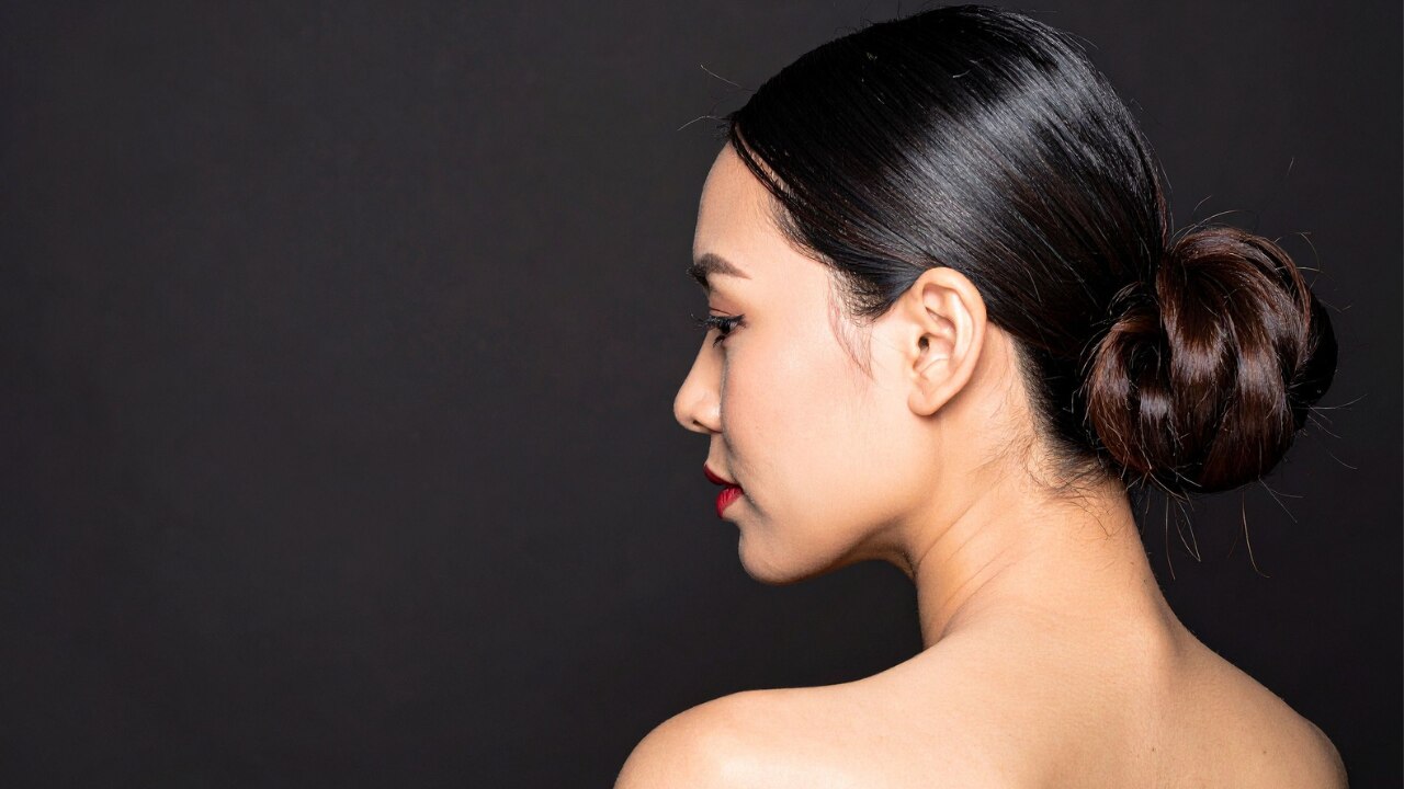 Textured Low Bun