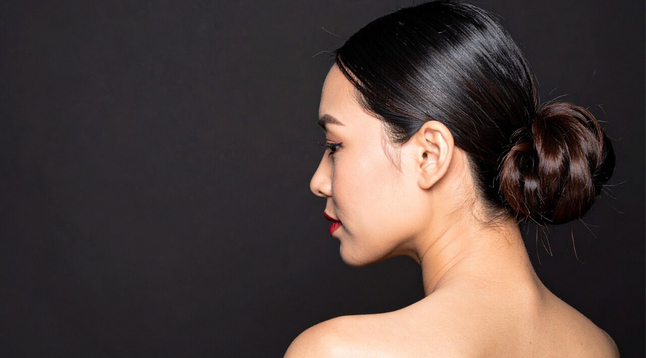 Textured Low Bun