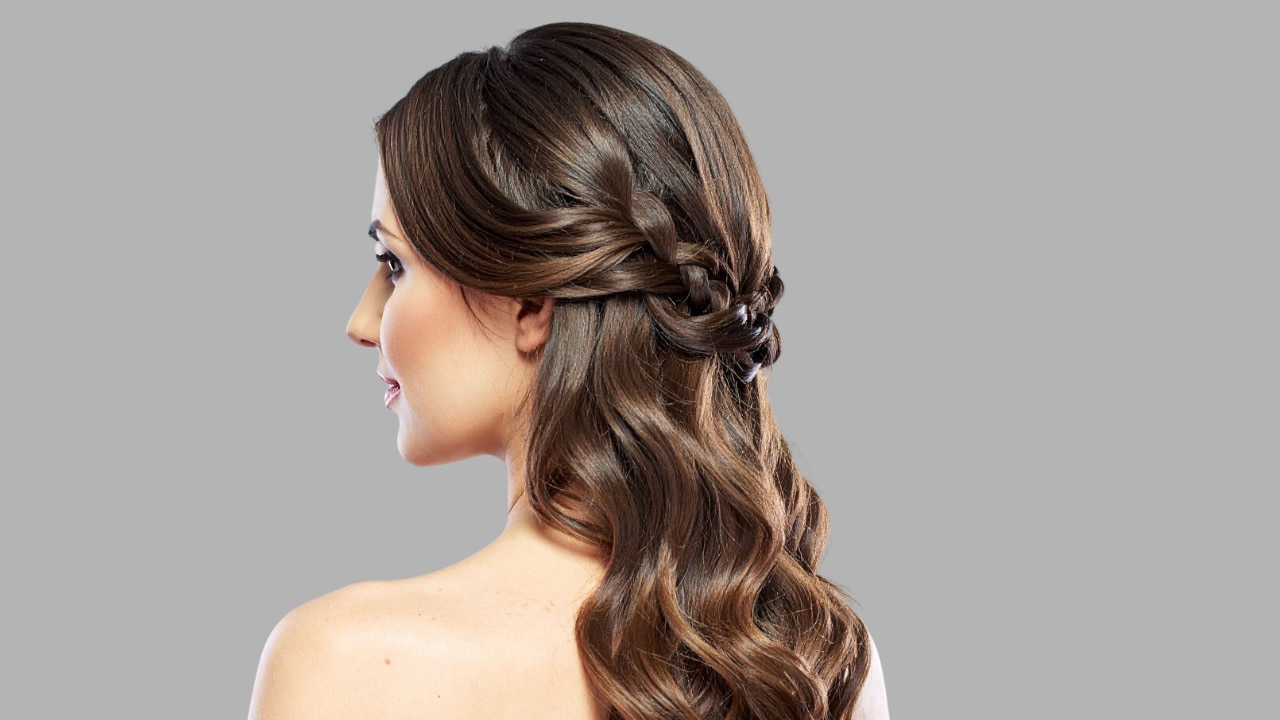 Half-Up Bun with Loose Texture