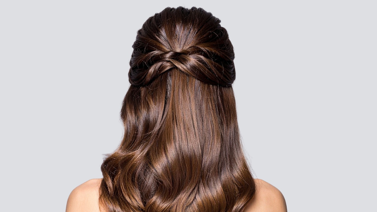 Half-Up Twisted Crown