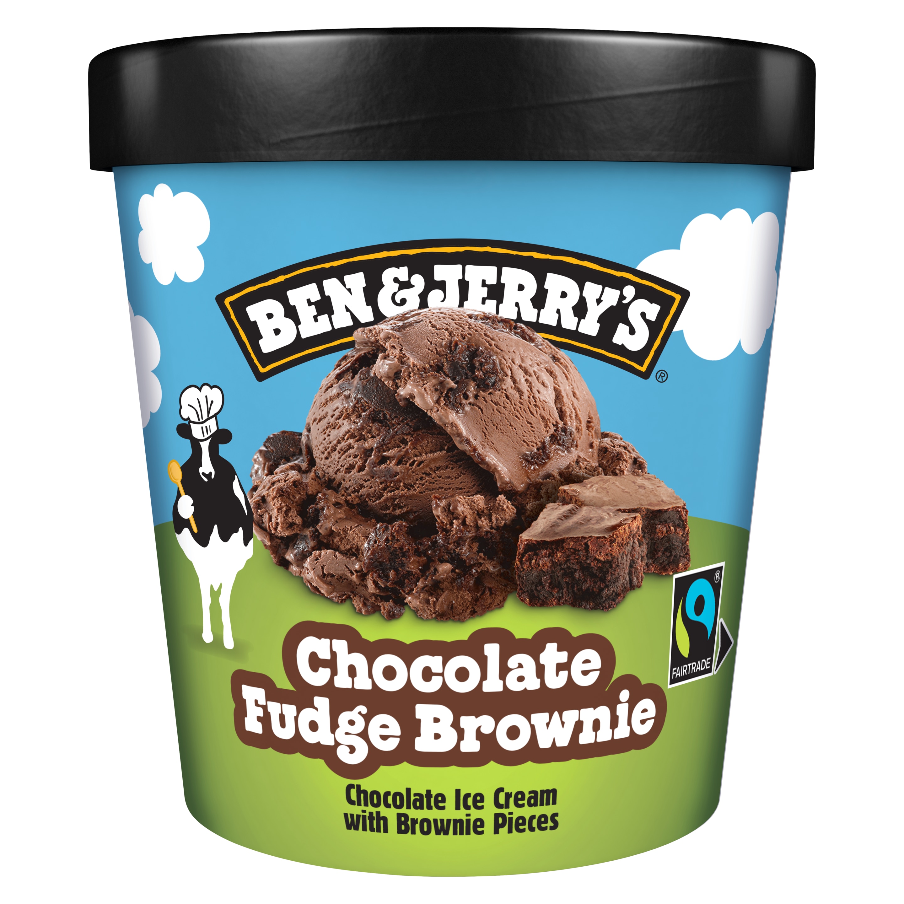 Ben & Jerry's Chocolate Fudge Brownie 465 ml packshot