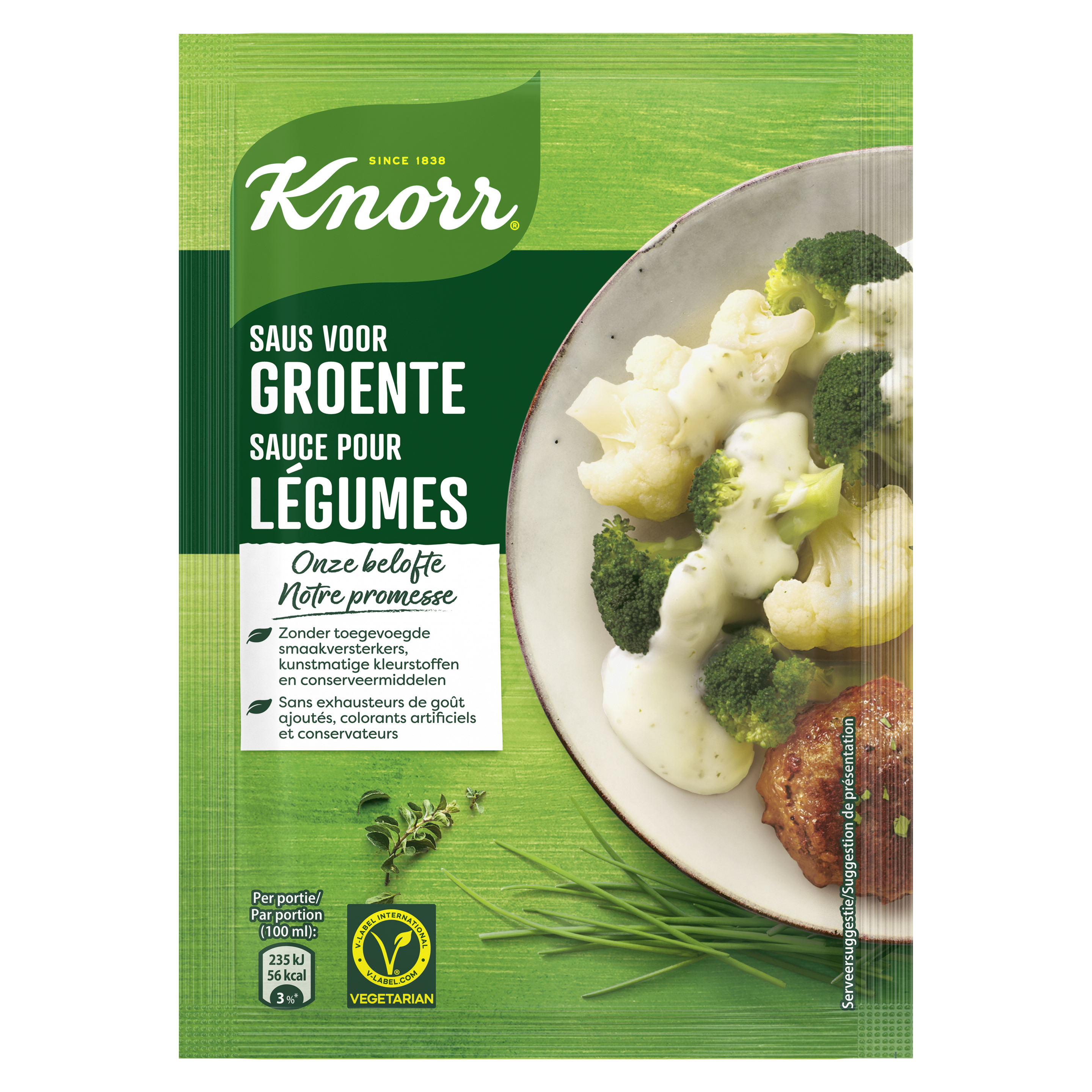 Groentesaus (groente) packshot