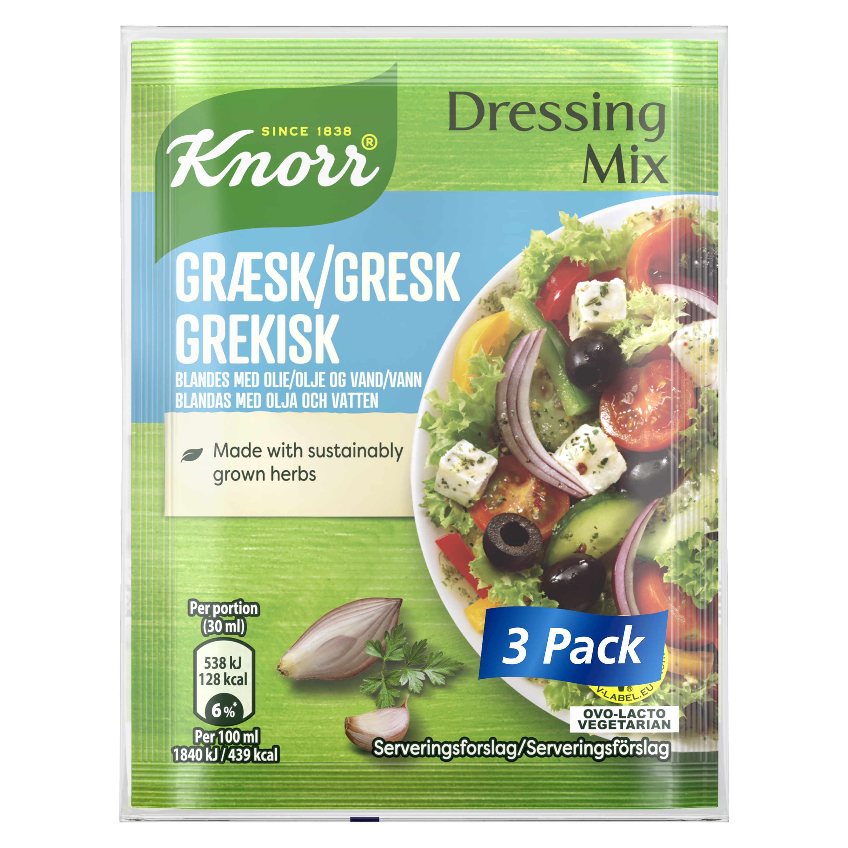 Grekisk dressingmix packshot