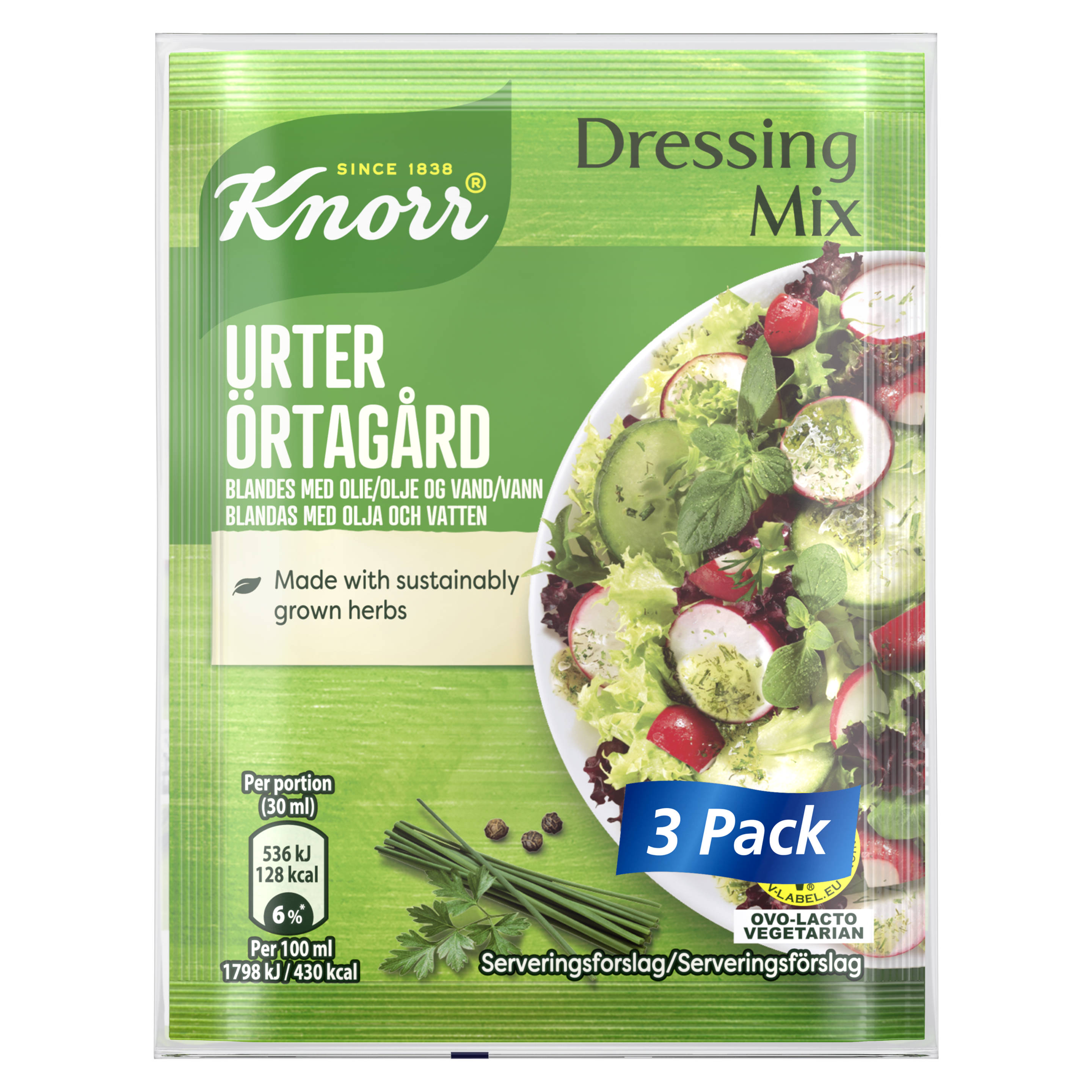 Urter Dressing Mix packshot