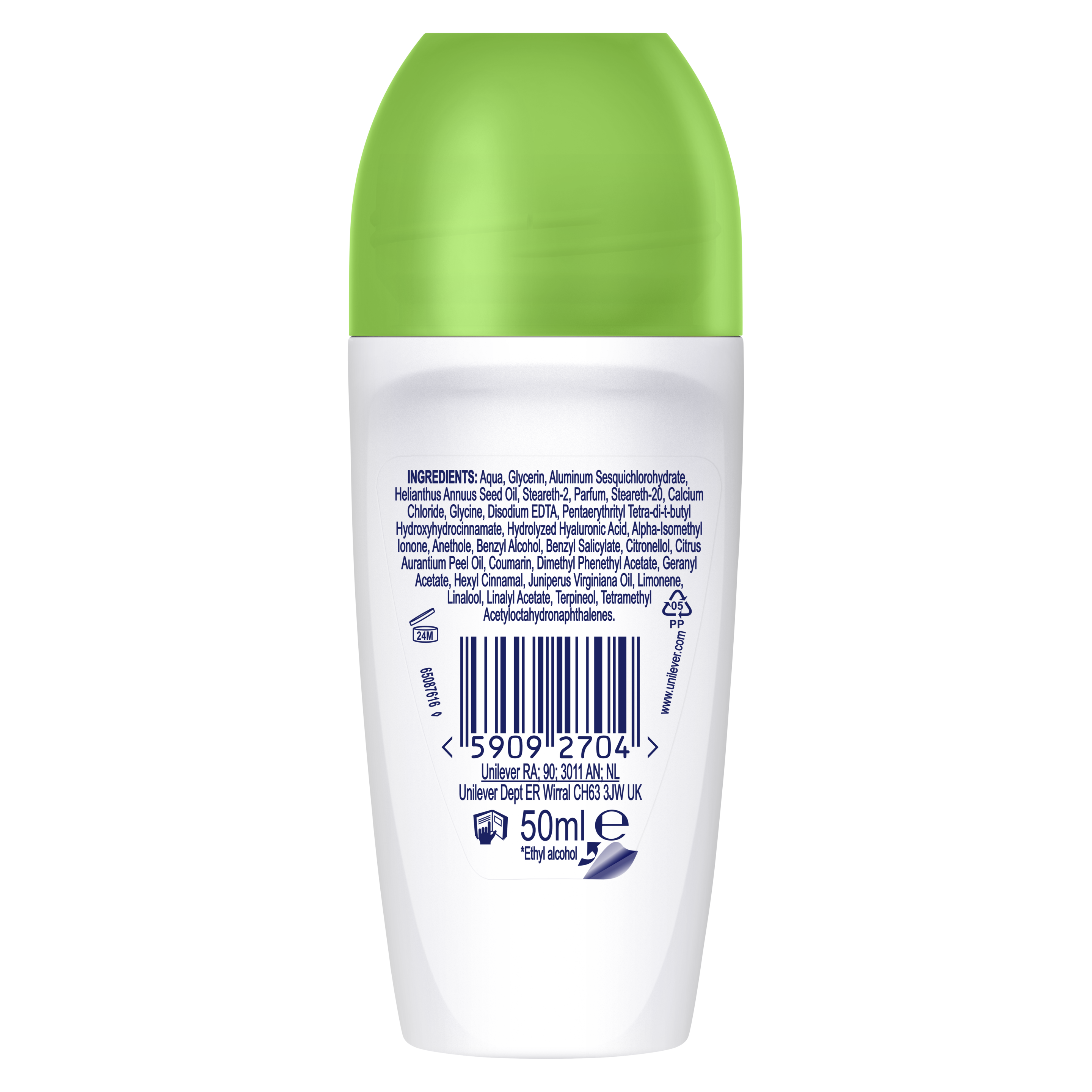 Dove Go Fresh Cucumber Roll-On Deodorant 50ml