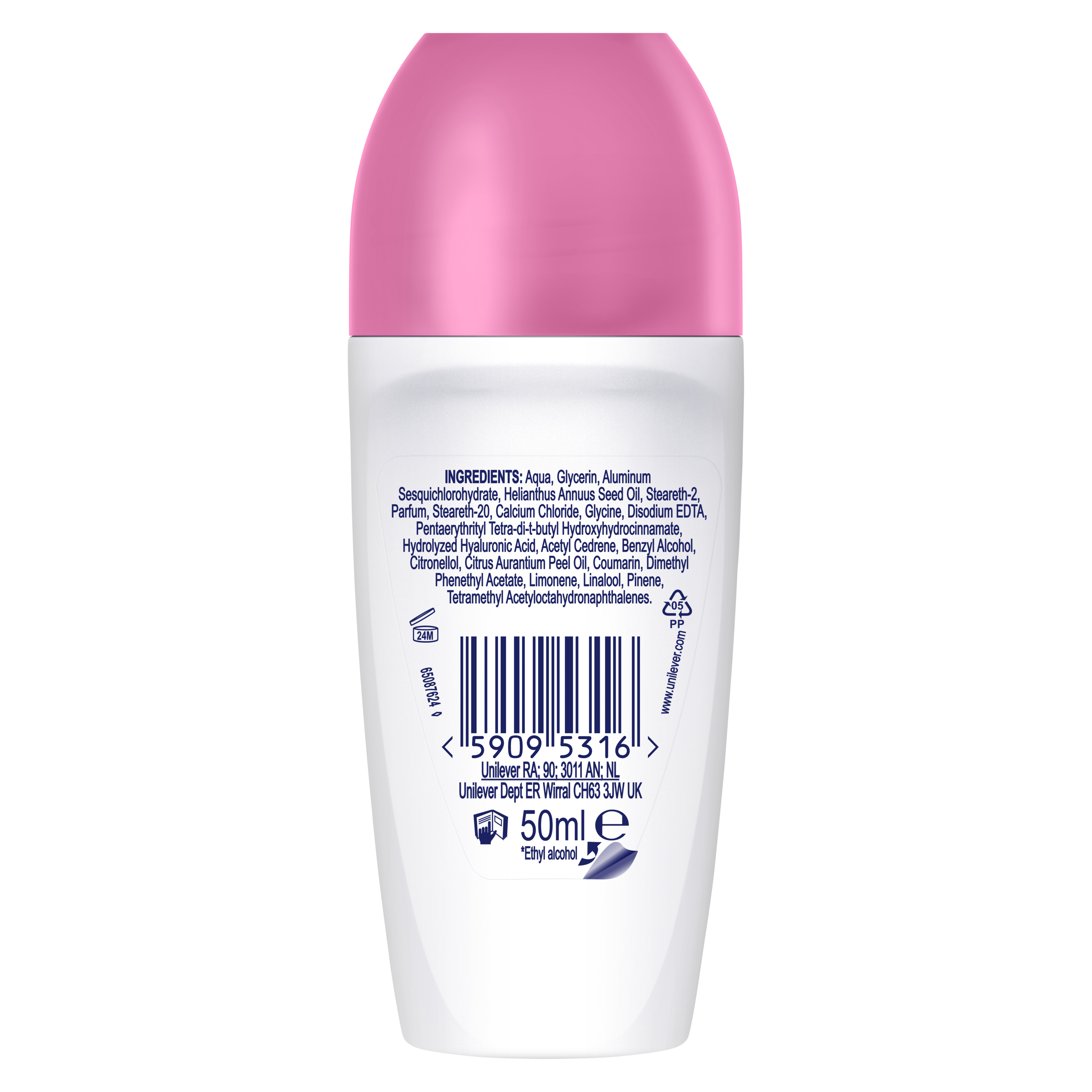 Dove Pomegranate Roll-On Deodorant 50ml