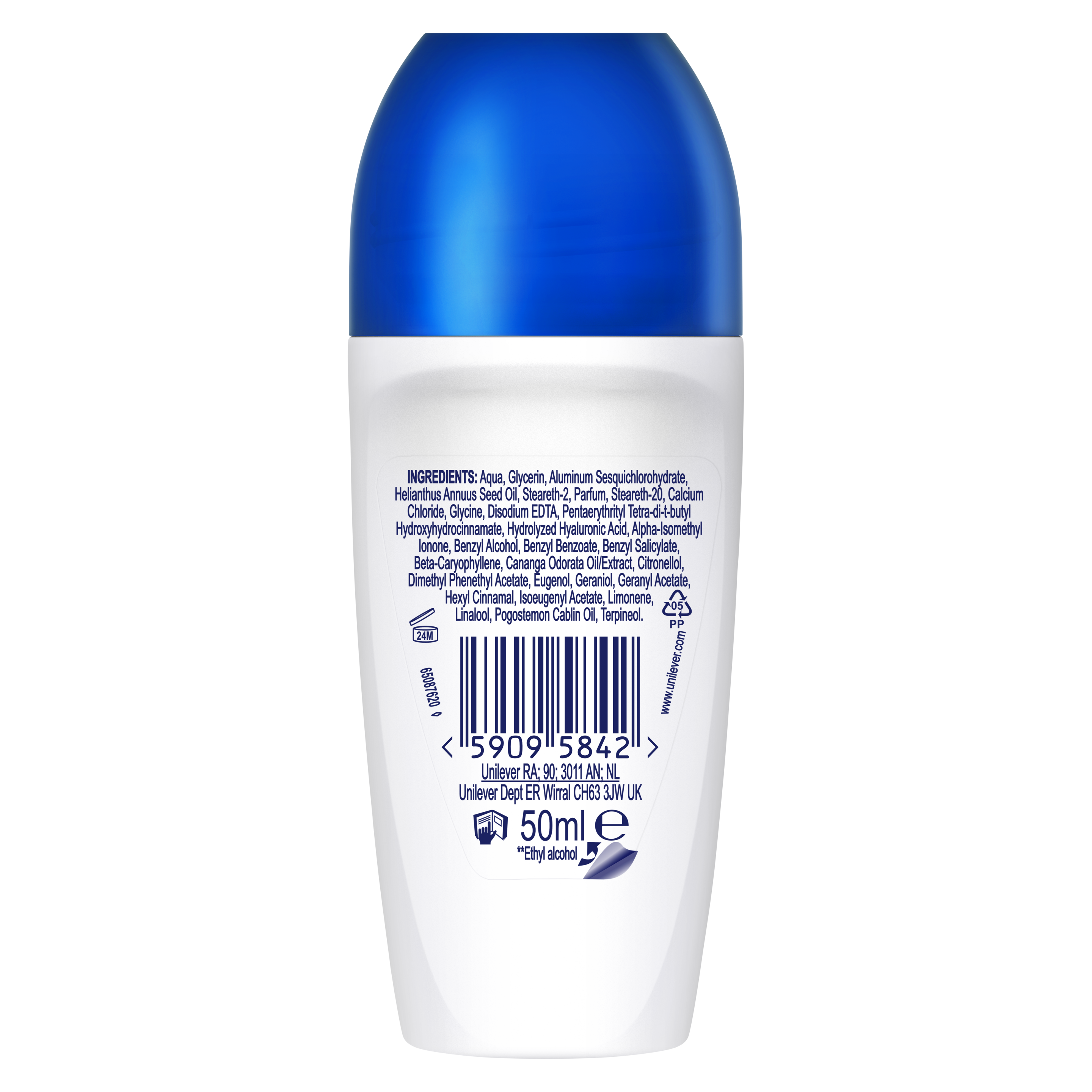 Dove Original Roll-On Deodorant 50ml