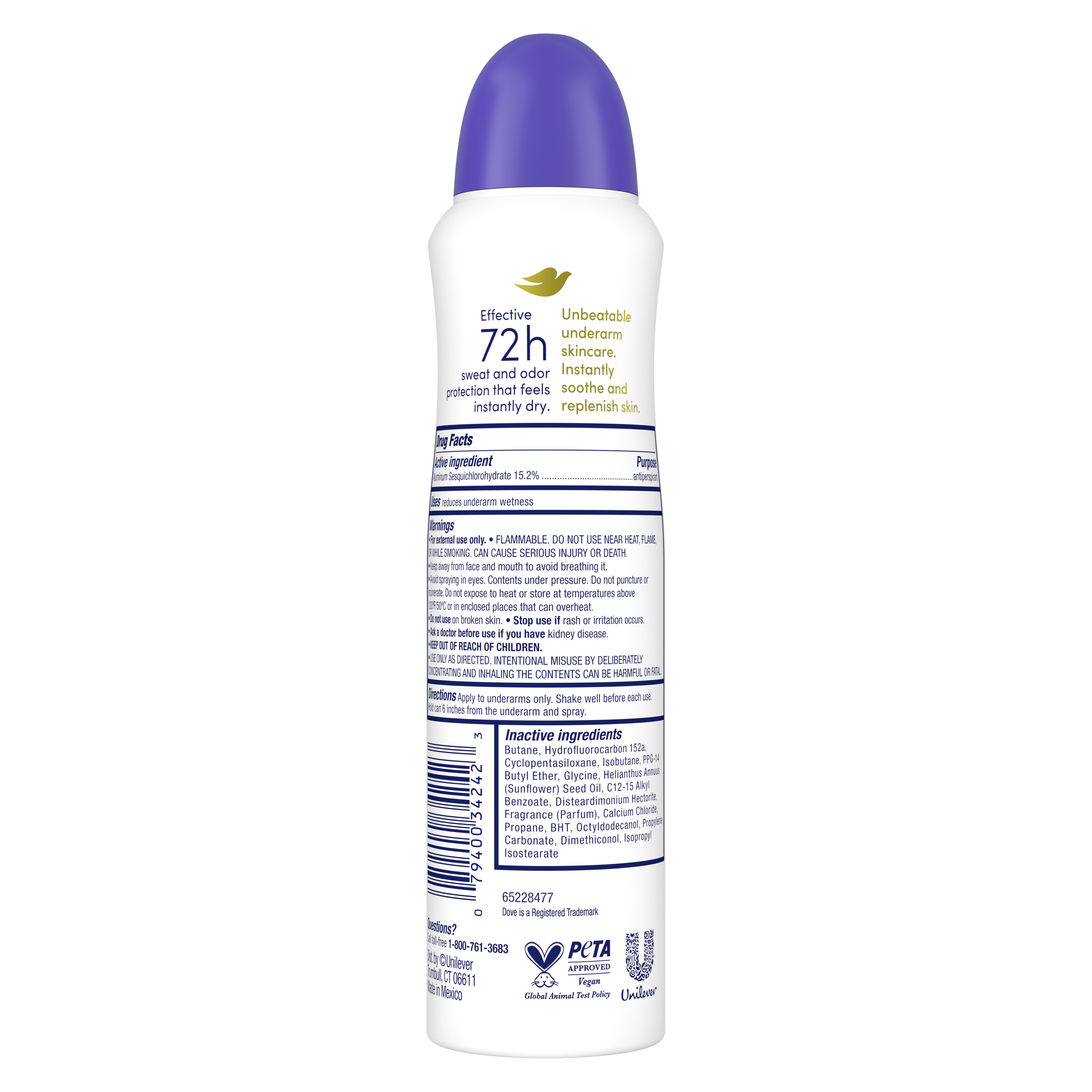Advanced Care Nourished Beauty Antiperspirant Dry Spray