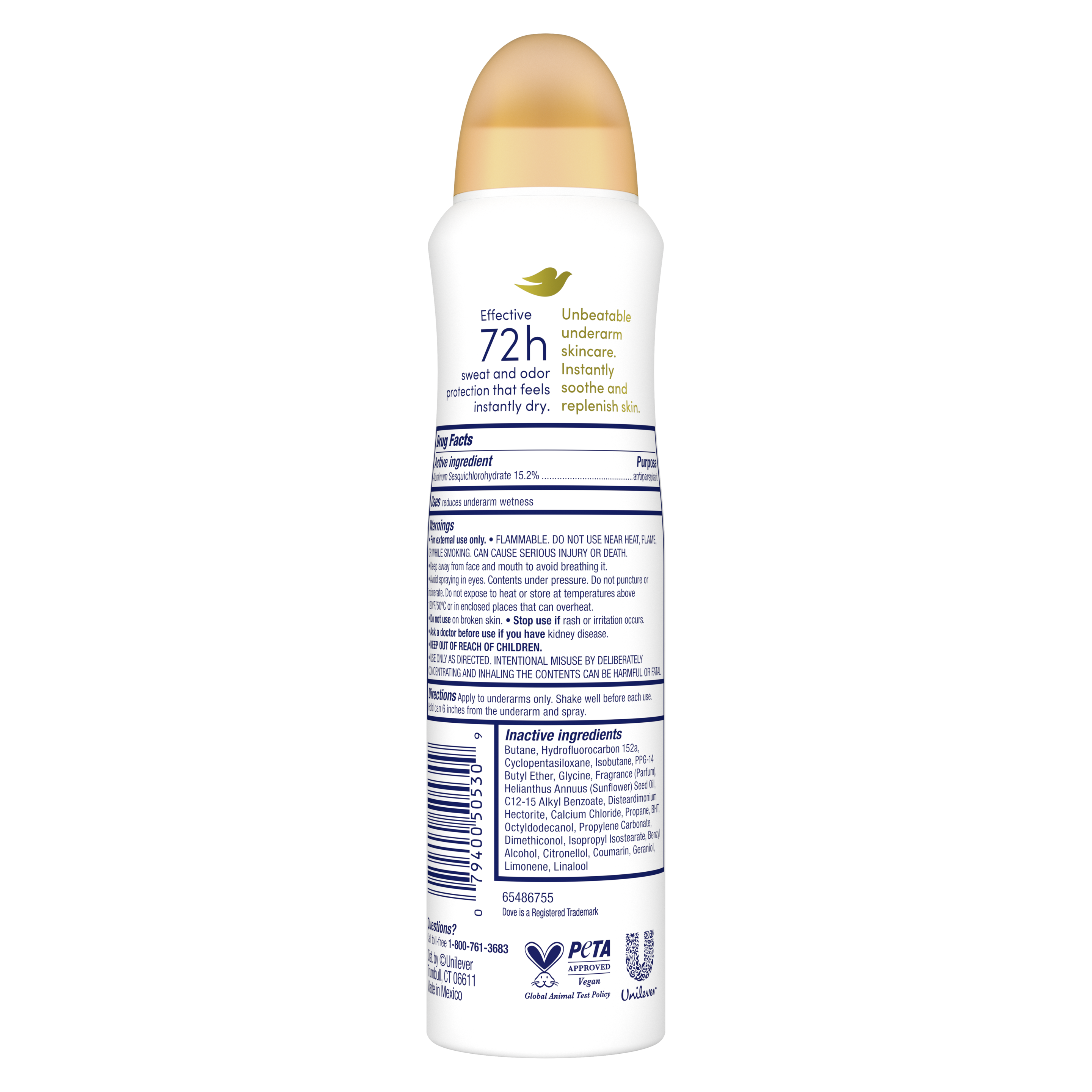 Advanced Care Peach & Chamomile Tea Antiperspirant Dry Spray