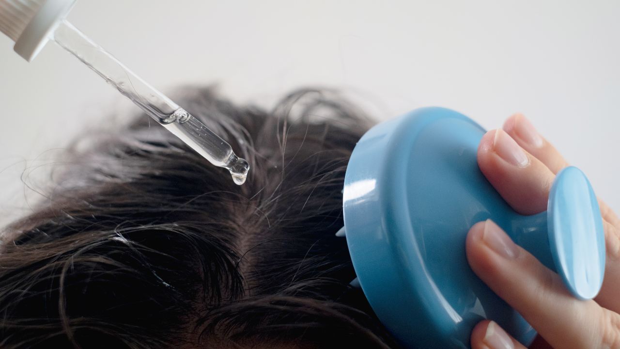 4. As a Scalp Massage Oil