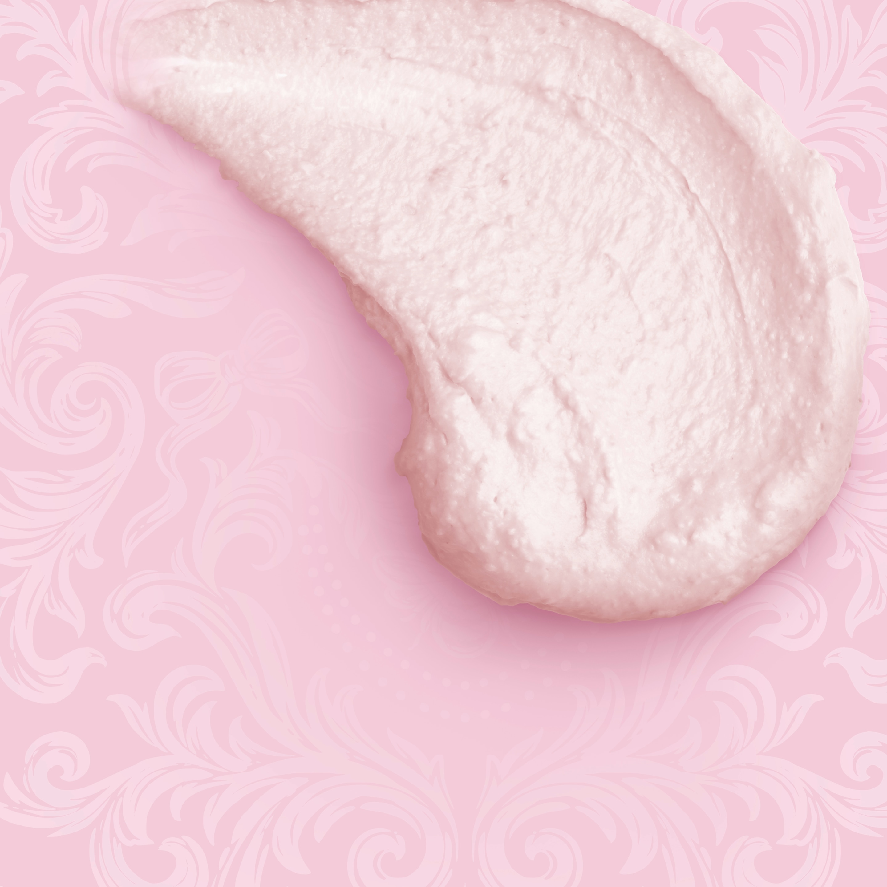 Dove Limited Edition Bridgerton Raspberry Rendezvous exfoliating scrub with a raspberry & rose tart scent Body Scrub for deep nourishment 225 ml packshot