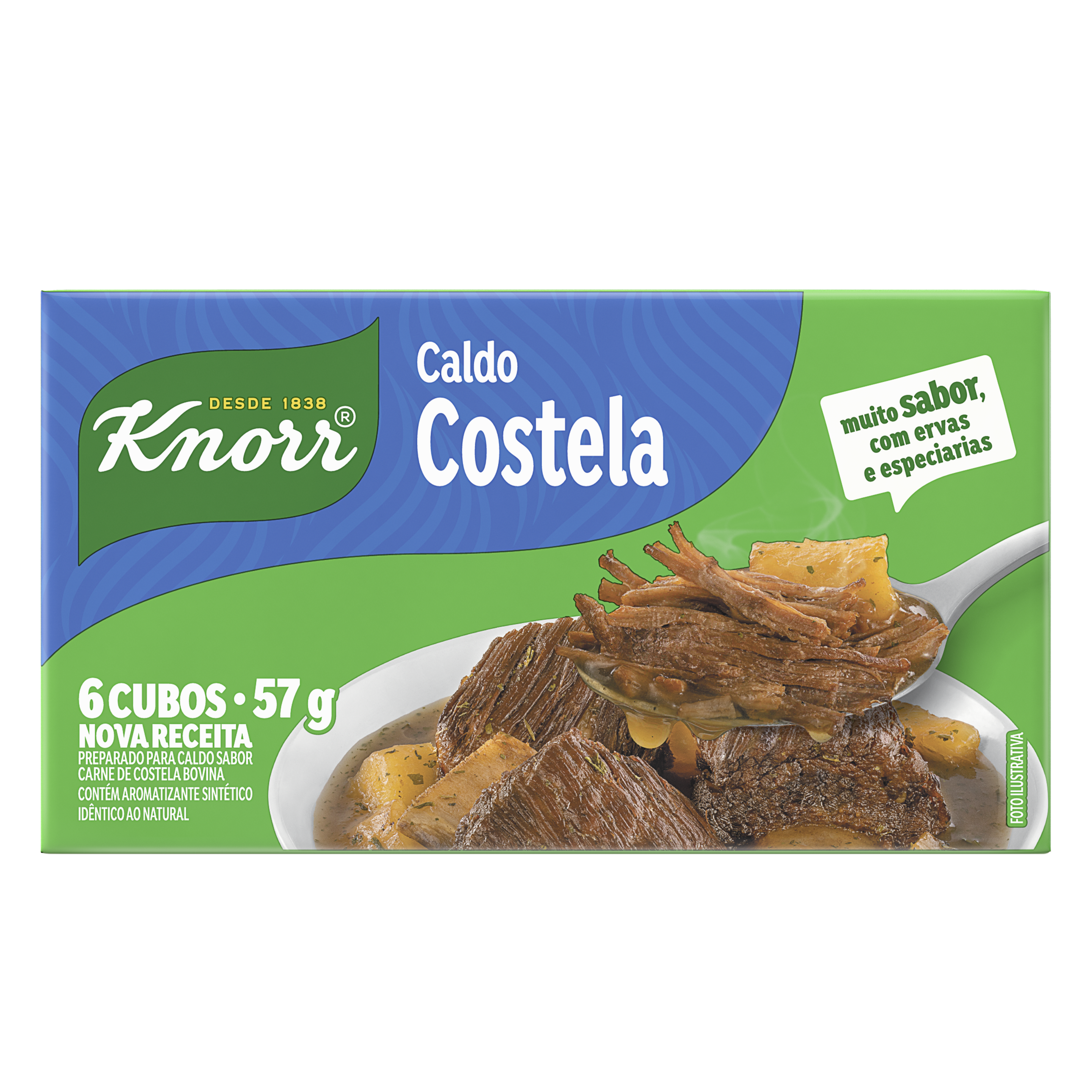 Caldo Knorr Costela packshot