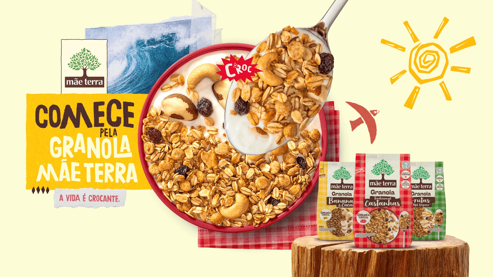 Comece pela Granola Mãe Terra