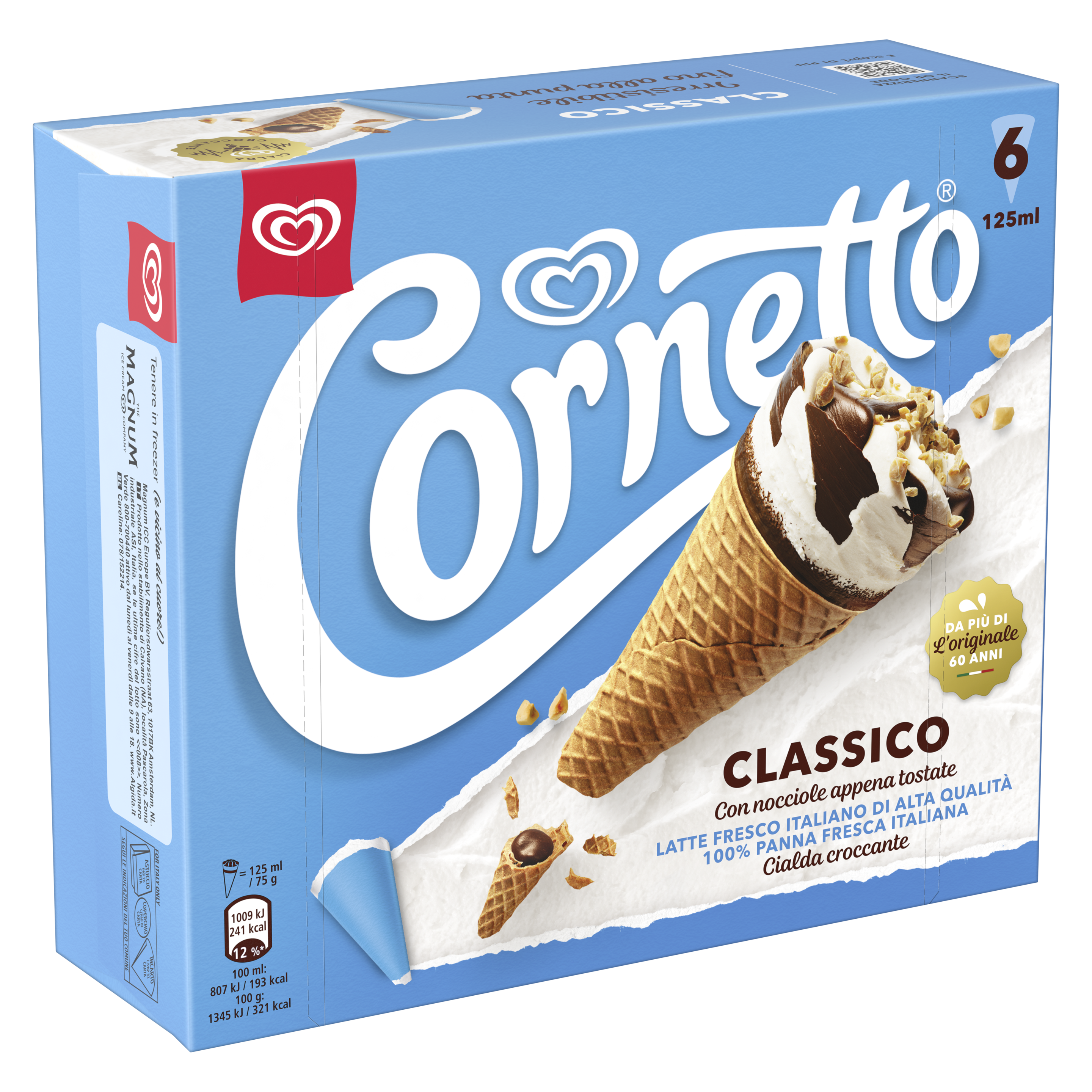 CORNETTO CLASSICO X6 packshot