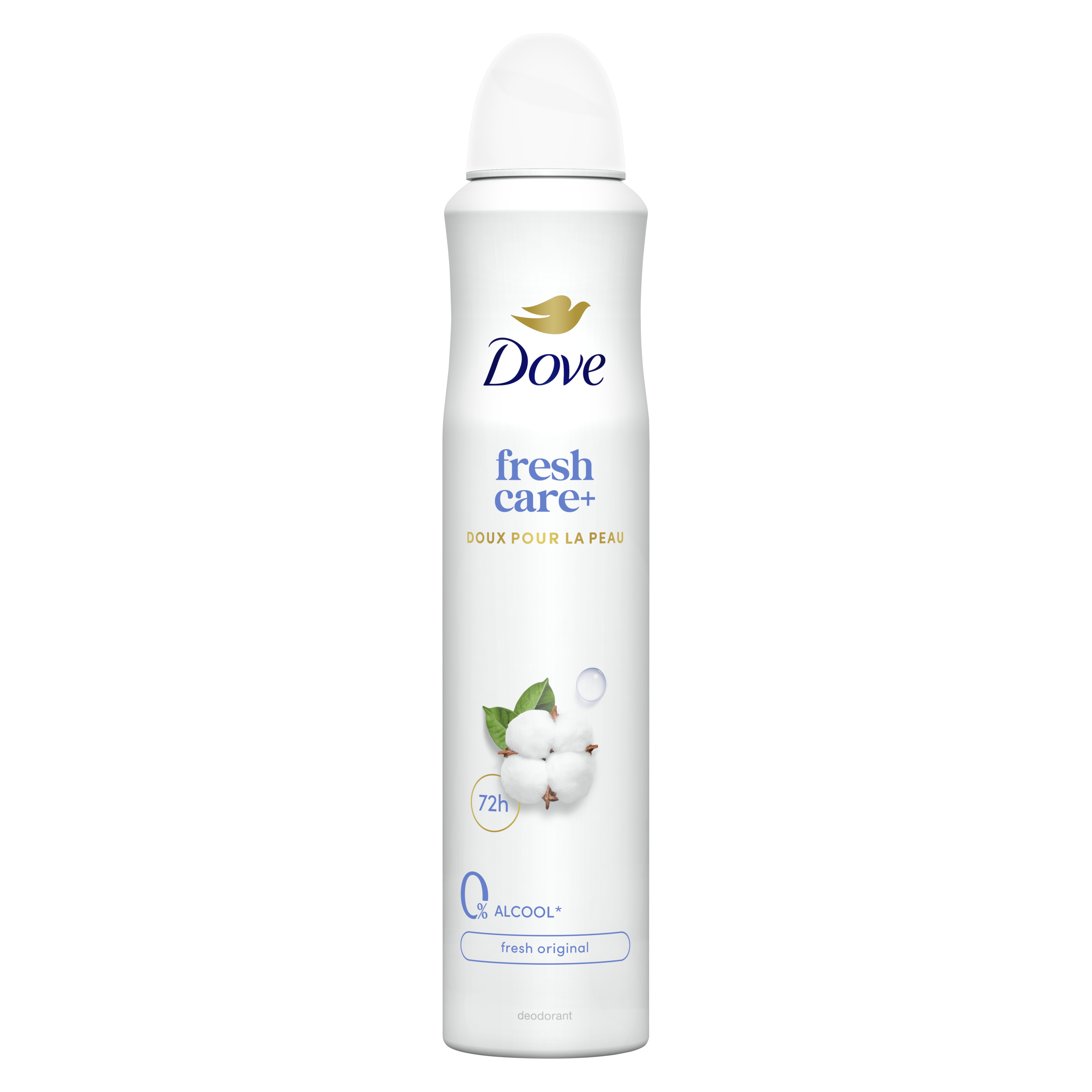 Dove 0% Fresh Care + Spray Original 200ml packshot